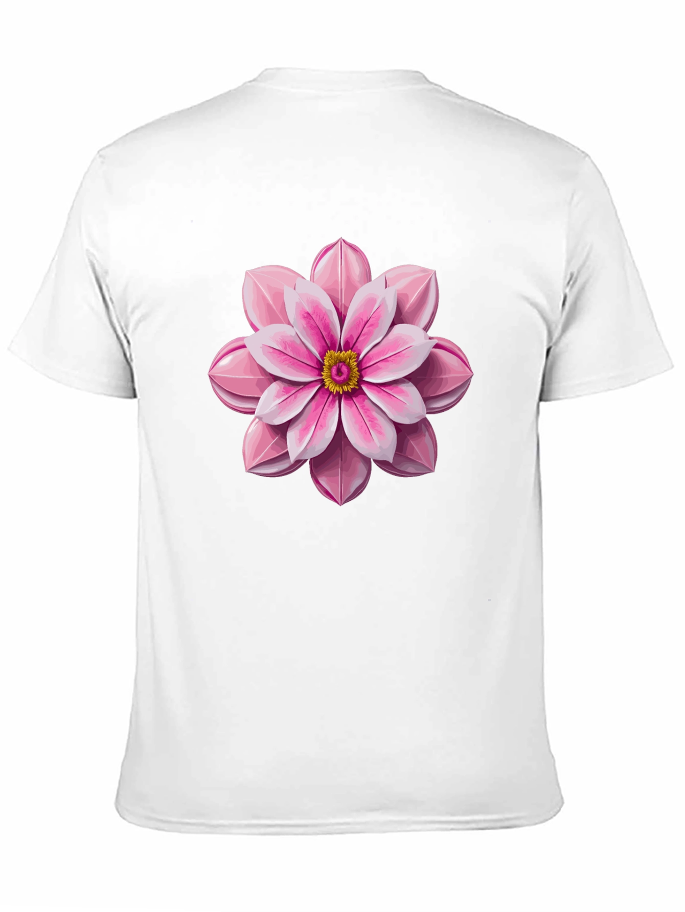 Floral Graphic Black T-Shirt for Men