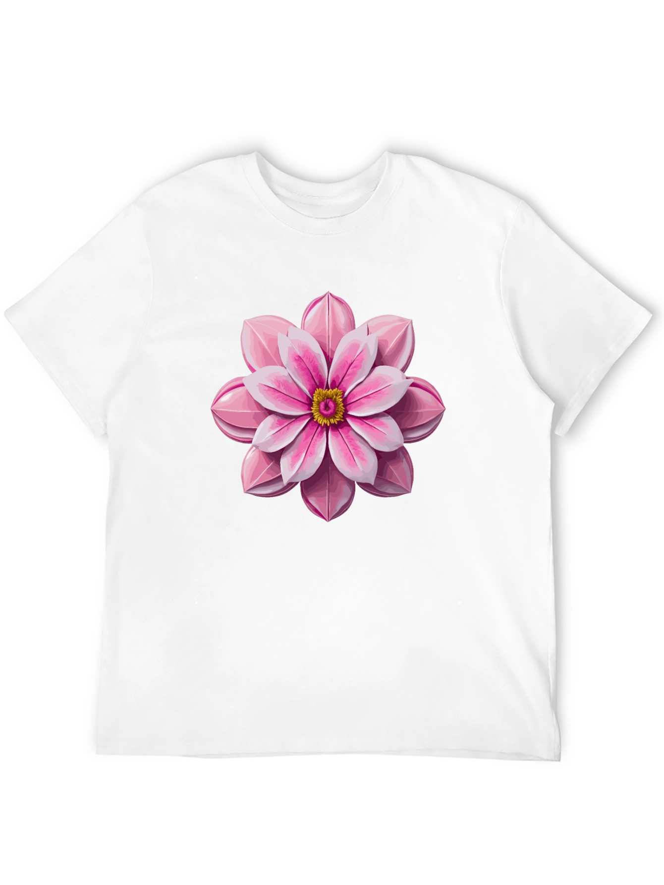 Floral Graphic Black T-Shirt for Men