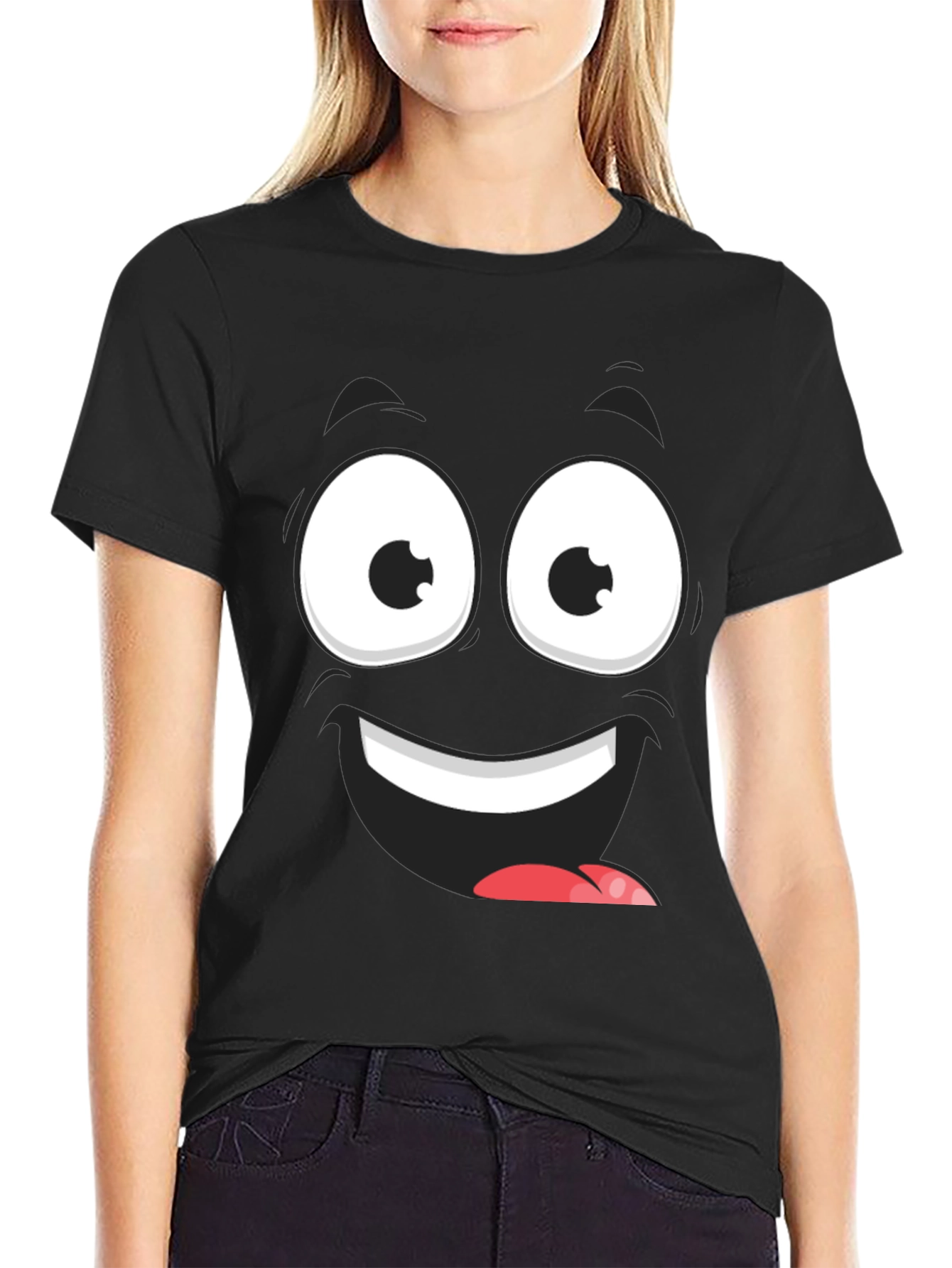 Funny Face Graphic T-Shirt