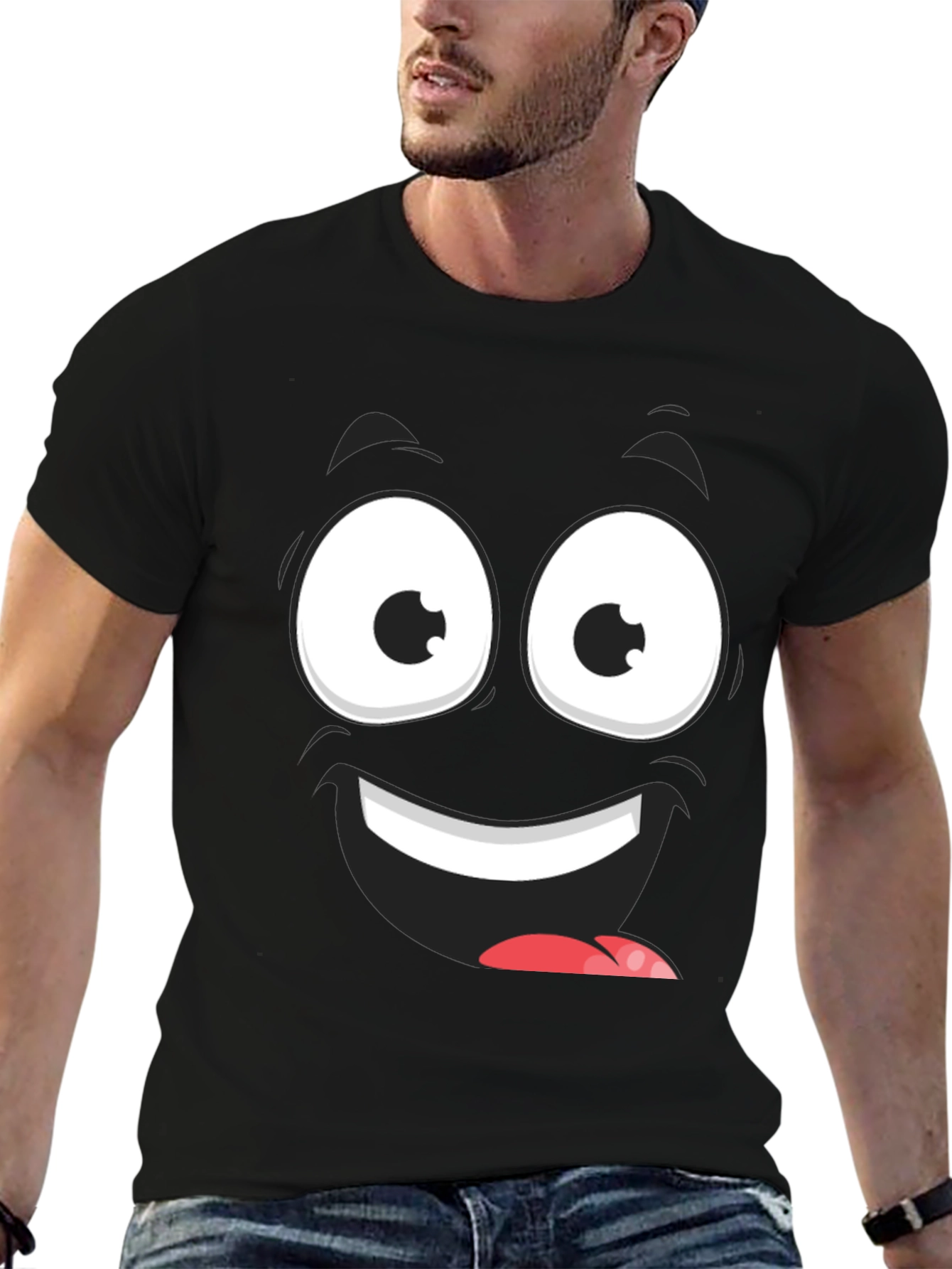 Funny Face Graphic T-Shirt