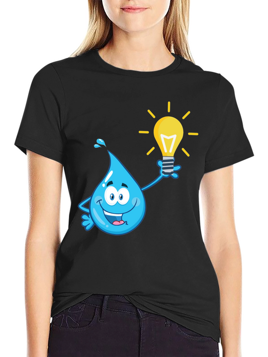 Funny Water Drop Cartoon T-Shirt