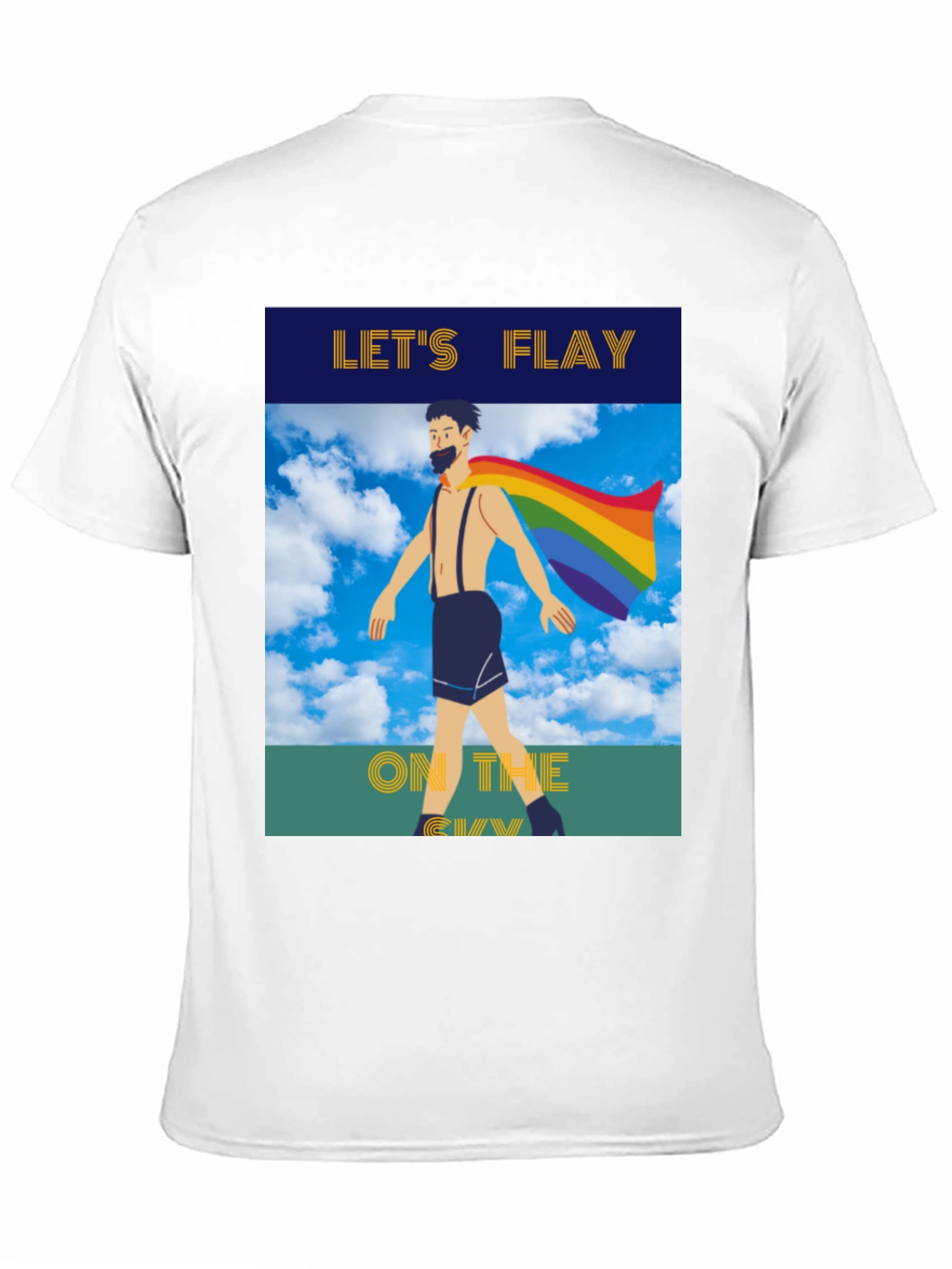 Lets Flay on the Gay T-Shirt Pride Tee