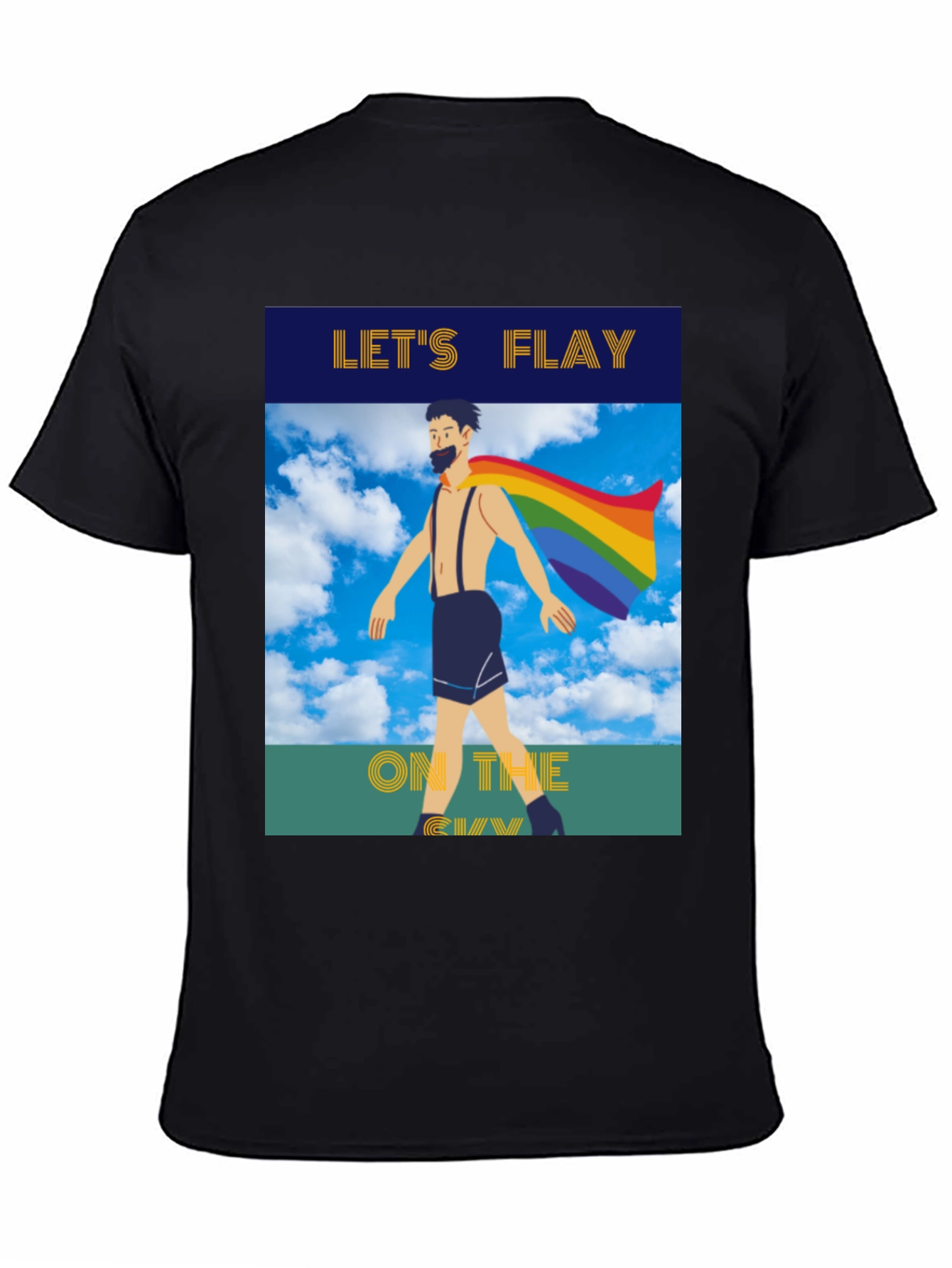 Lets Flay on the Gay T-Shirt Pride Tee