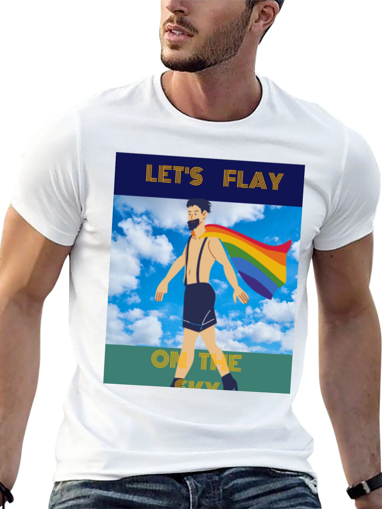 Lets Flay on the Gay T-Shirt Pride Tee