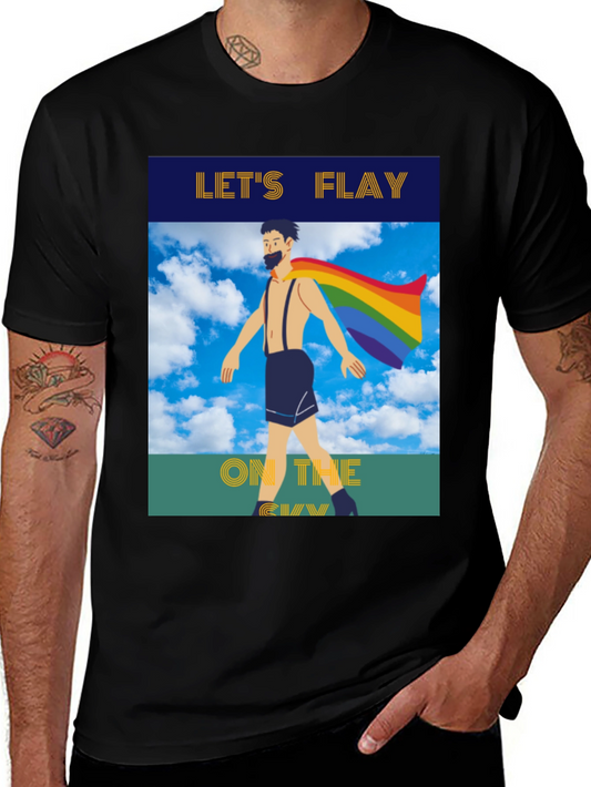 Lets Flay on the Gay T-Shirt Pride Tee