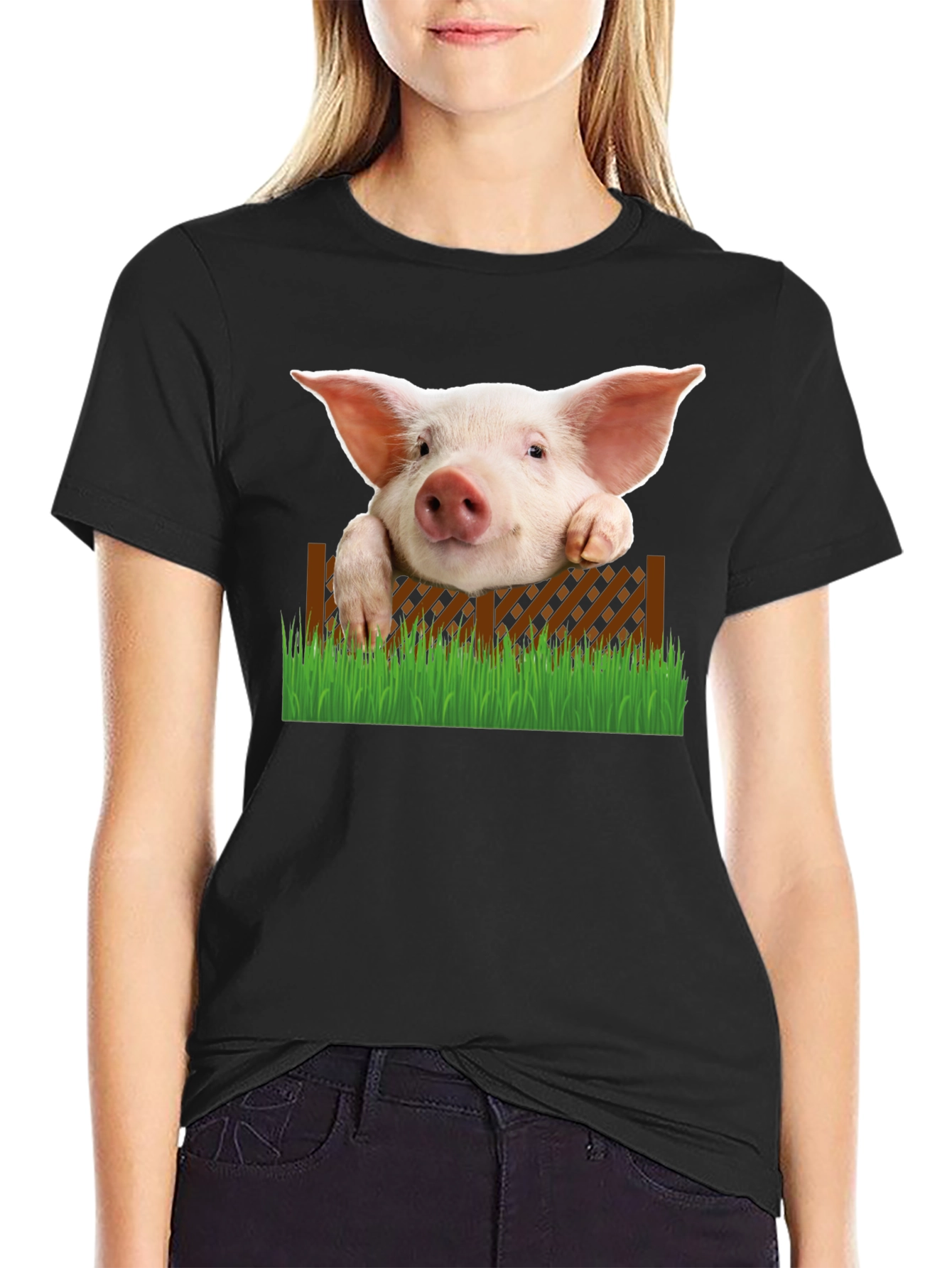 Cute Piglet T-Shirt - Farm Animal Tee