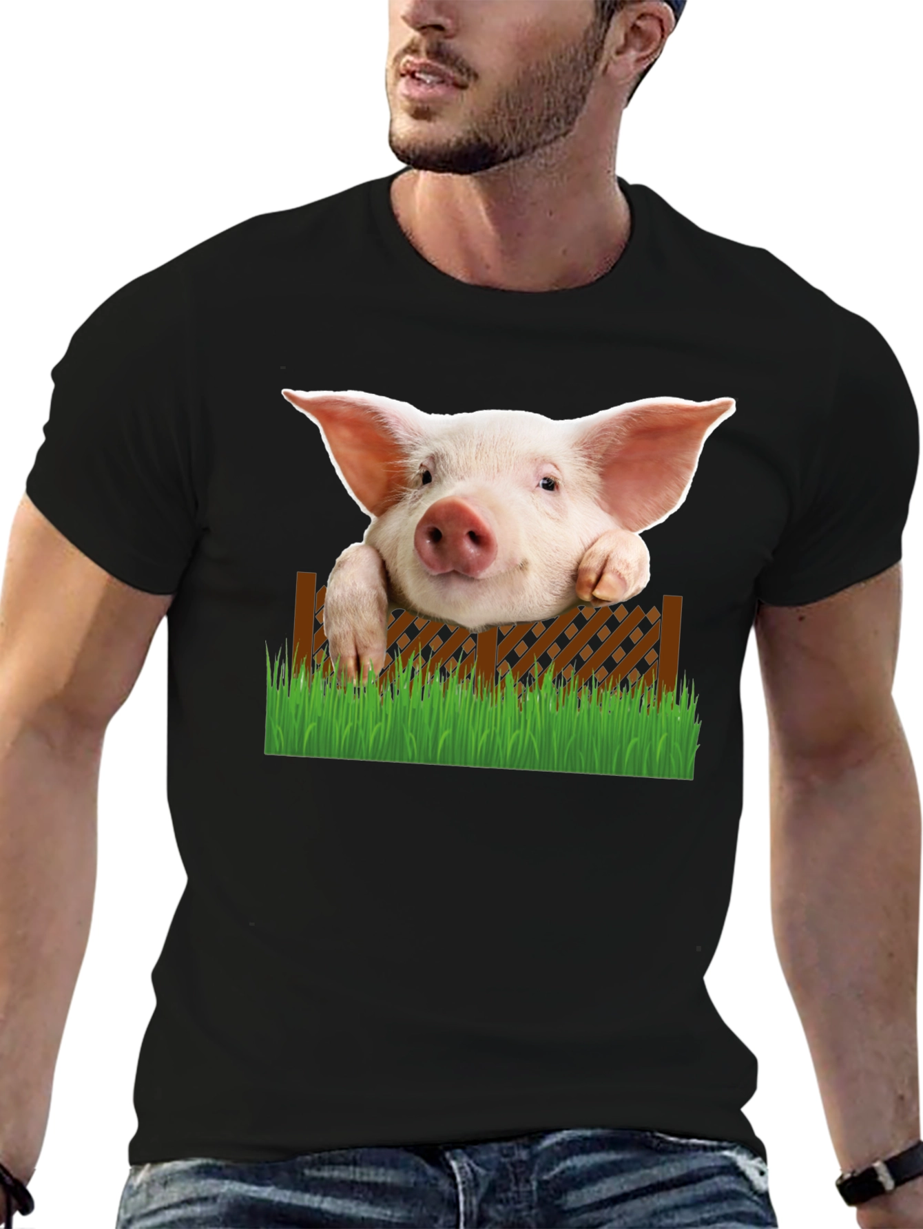 Cute Piglet T-Shirt - Farm Animal Tee