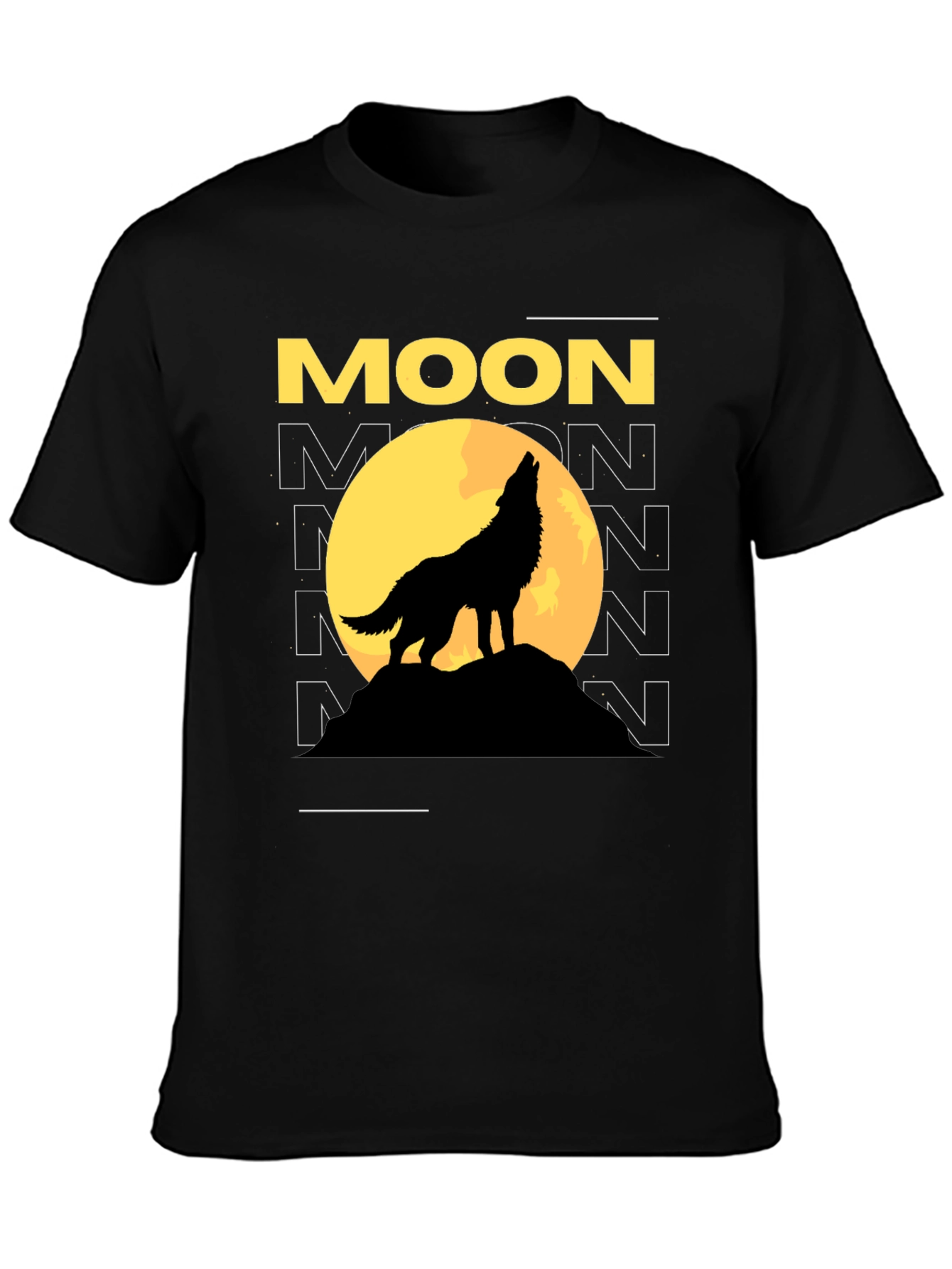Wolf Moon Graphic Print Tee