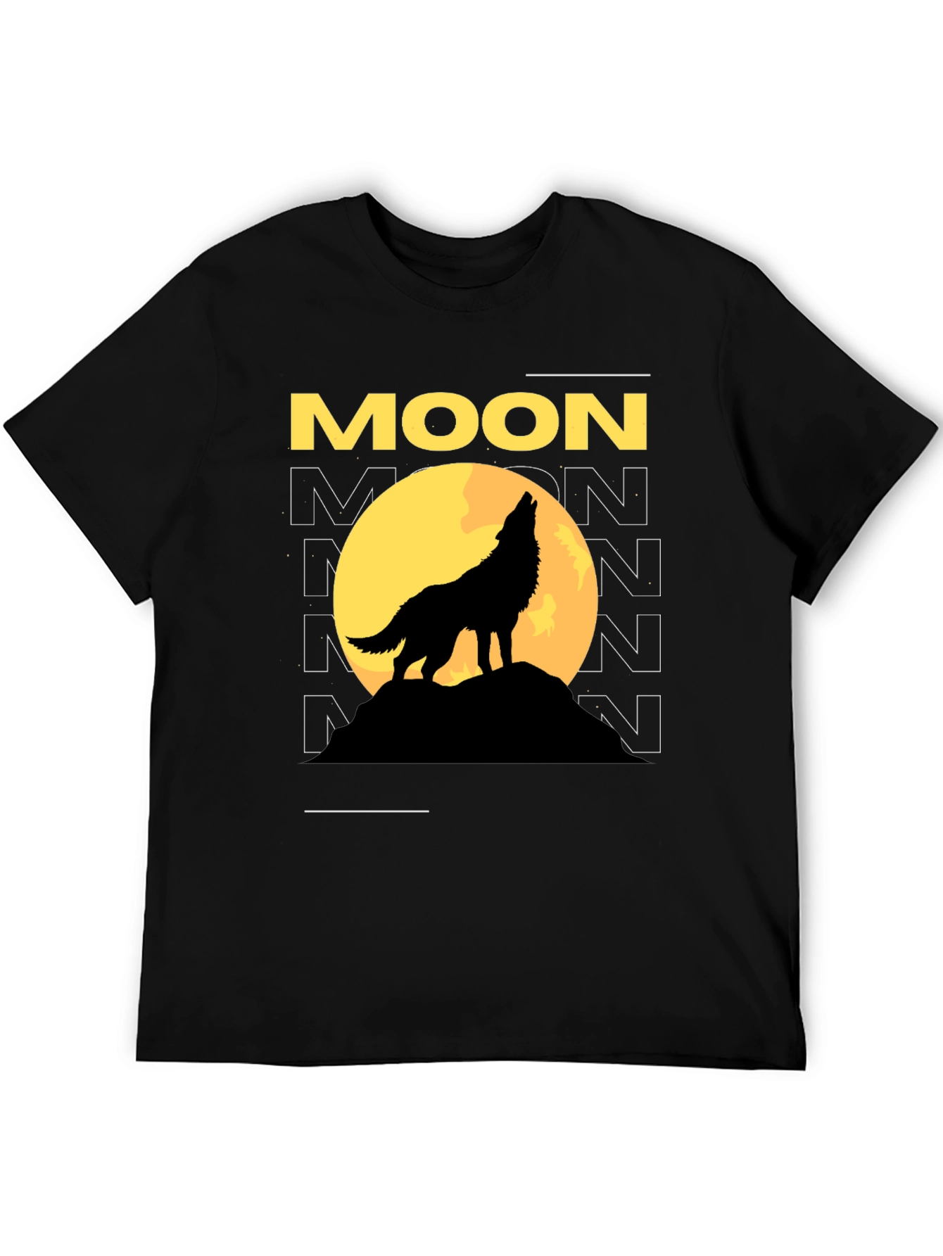 Wolf Moon Graphic Print Tee