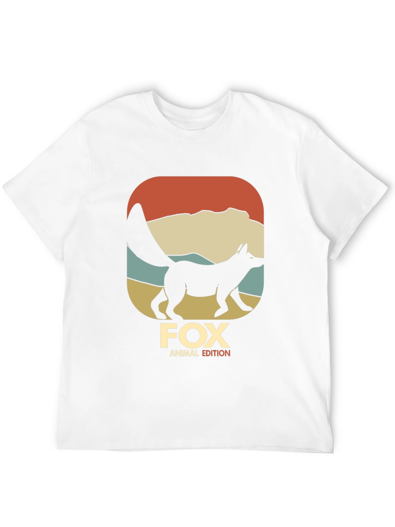 Fox Animal Edition Black Graphic T-Shirt