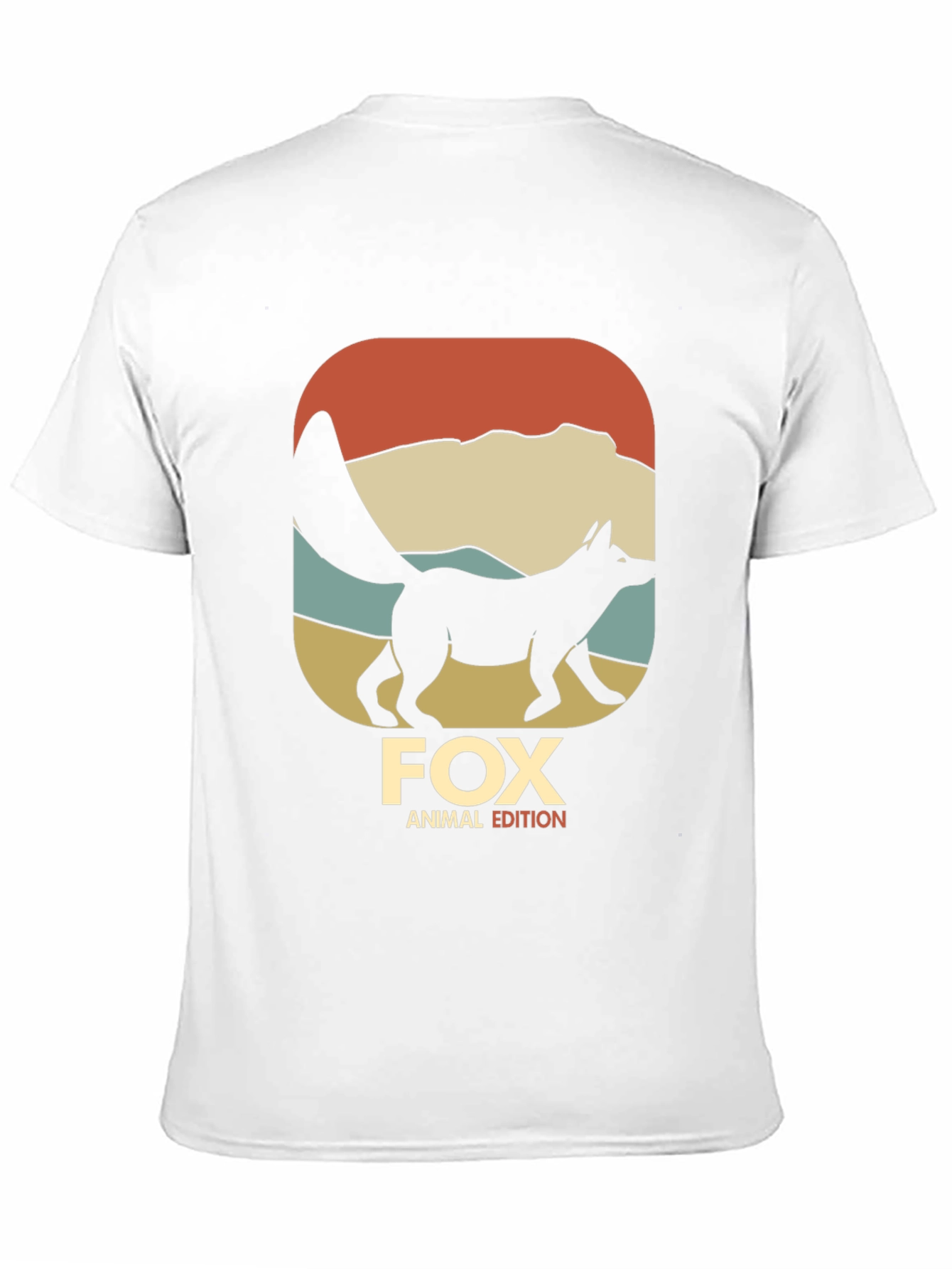 Fox Animal Edition Black Graphic T-Shirt