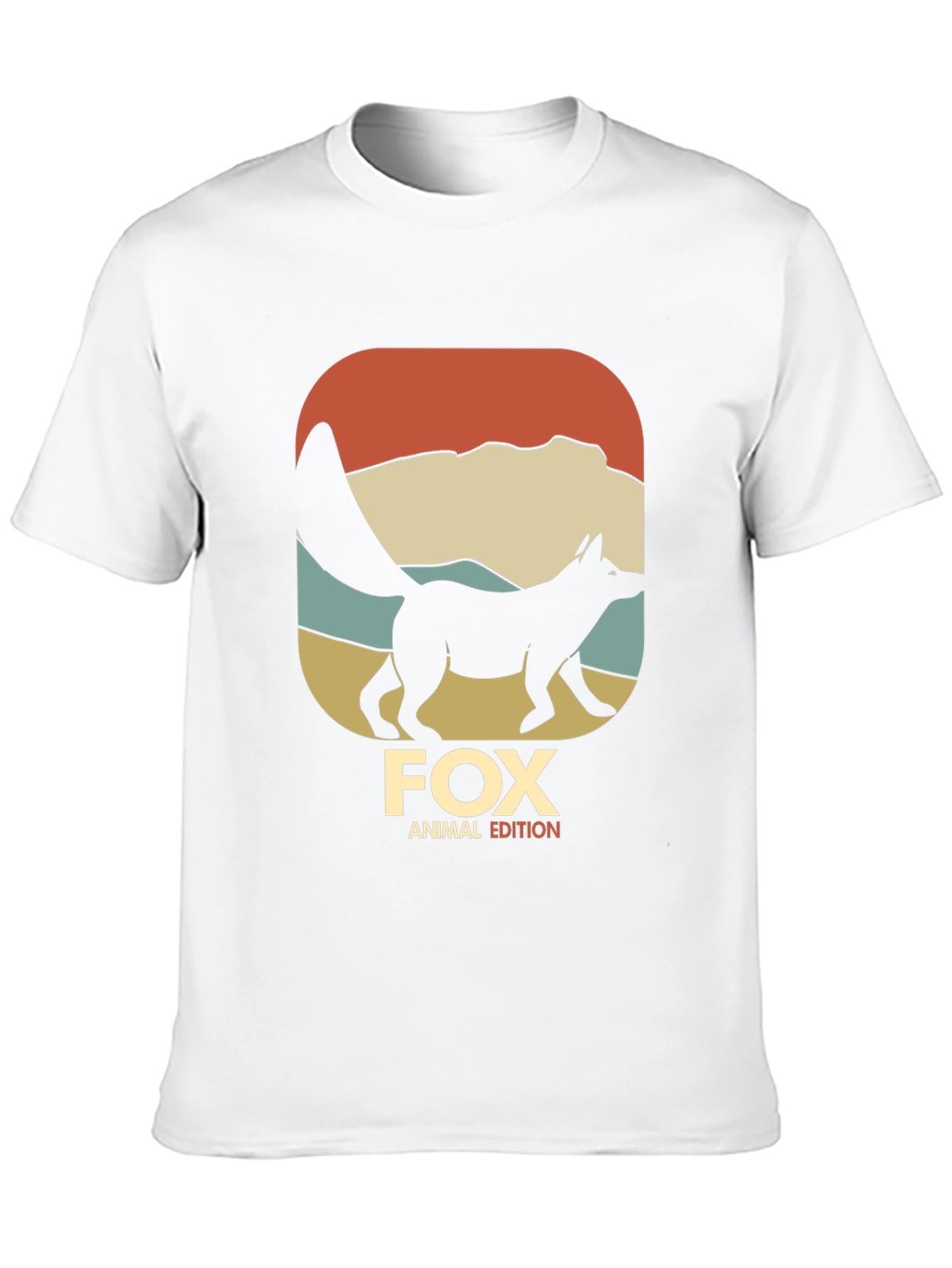 Fox Animal Edition Black Graphic T-Shirt