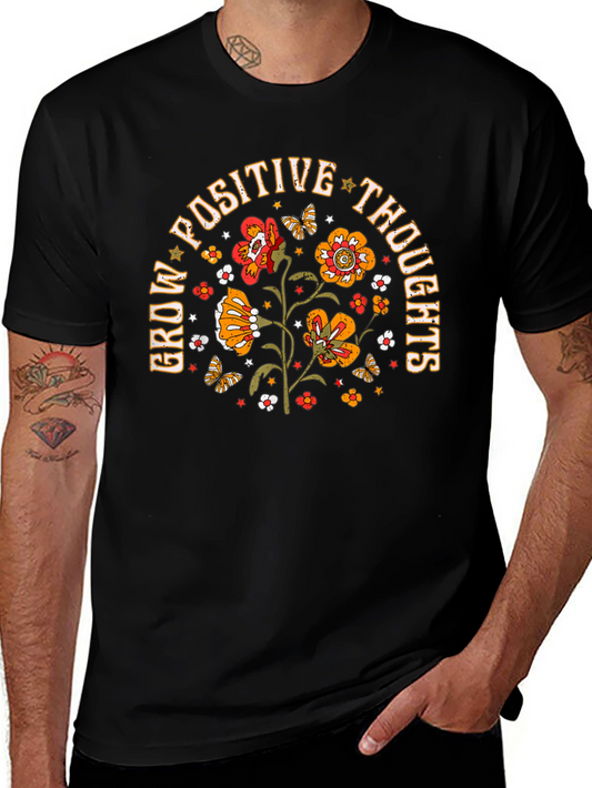 Grow Positive Thoughts Graphic Tee