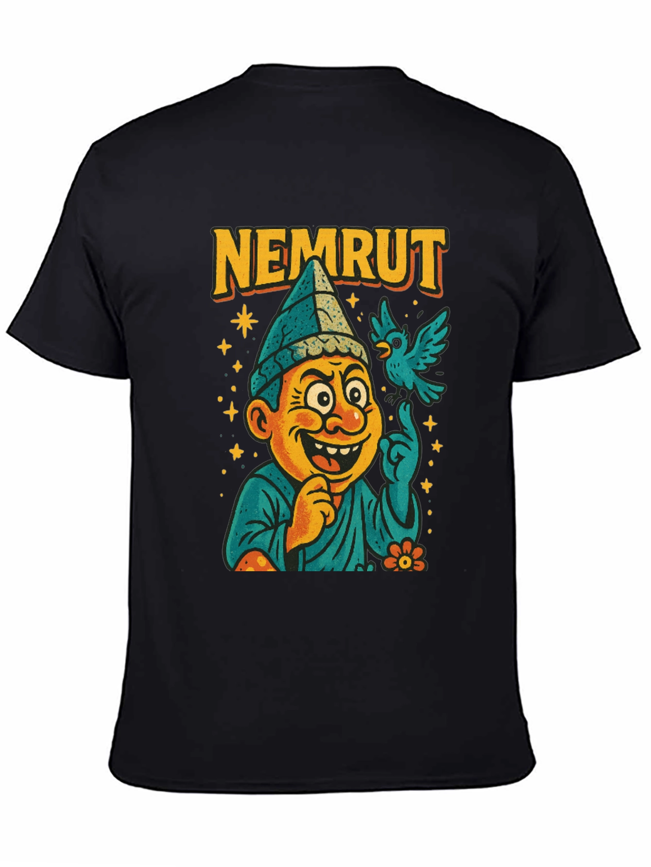 Nemrut Cartoon T-Shirt - Quirky Graphic Tee