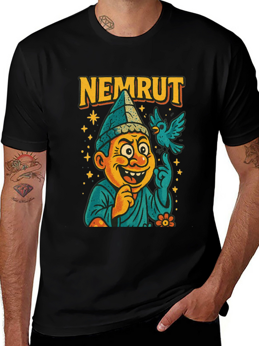 Nemrut Cartoon T-Shirt - Quirky Graphic Tee