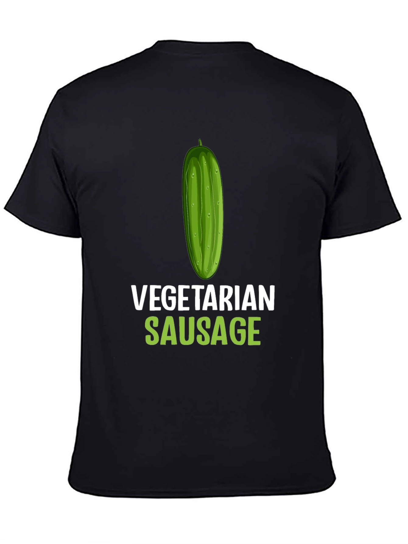 Vegetarian Sausage T-Shirt - Funny Vegan Tee