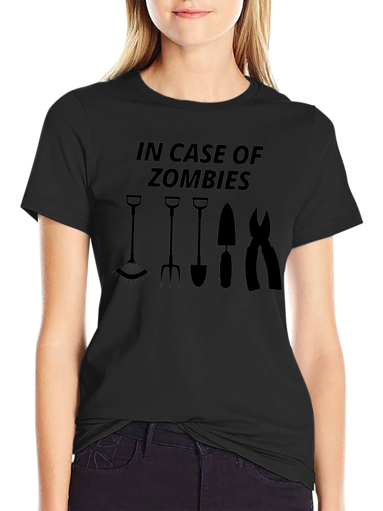 Zombie Defense Tools Graphic T-Shirt