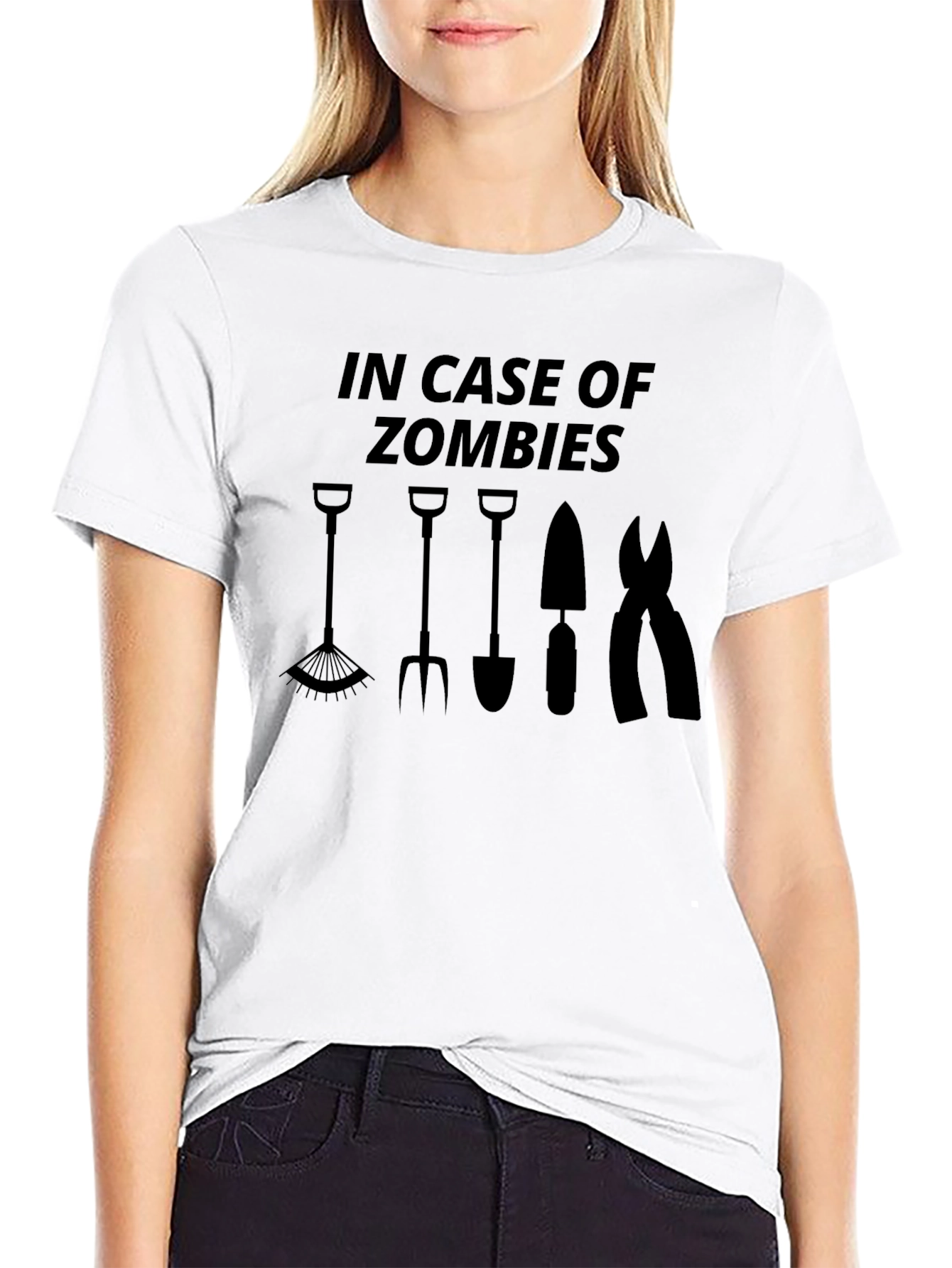 Zombie Defense Tools Graphic T-Shirt