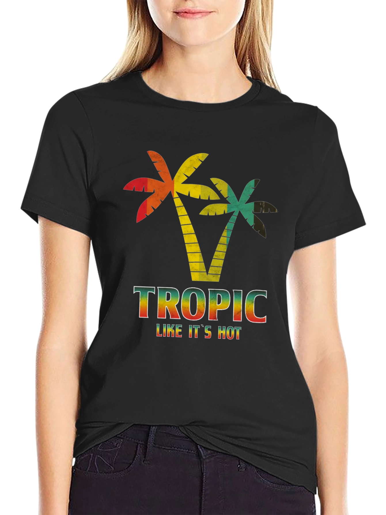Tropical Palm Tree T-Shirt - Vacation Ready