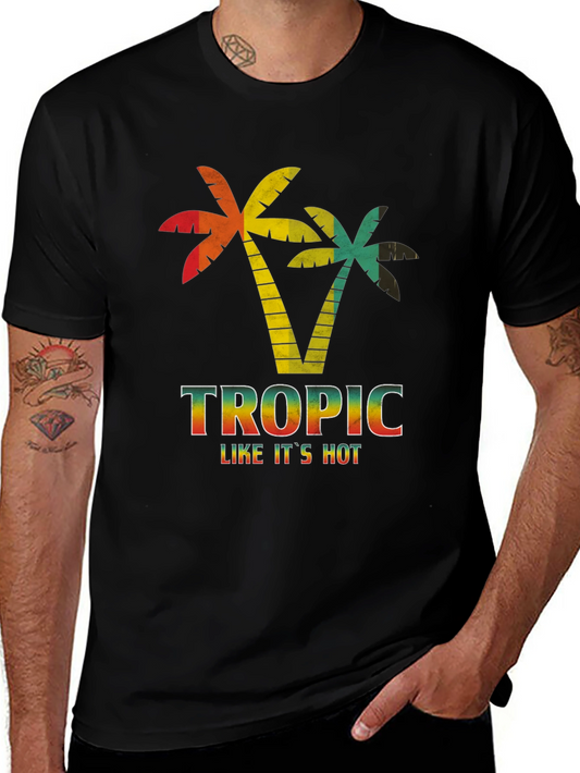 Tropical Palm Tree T-Shirt - Vacation Ready