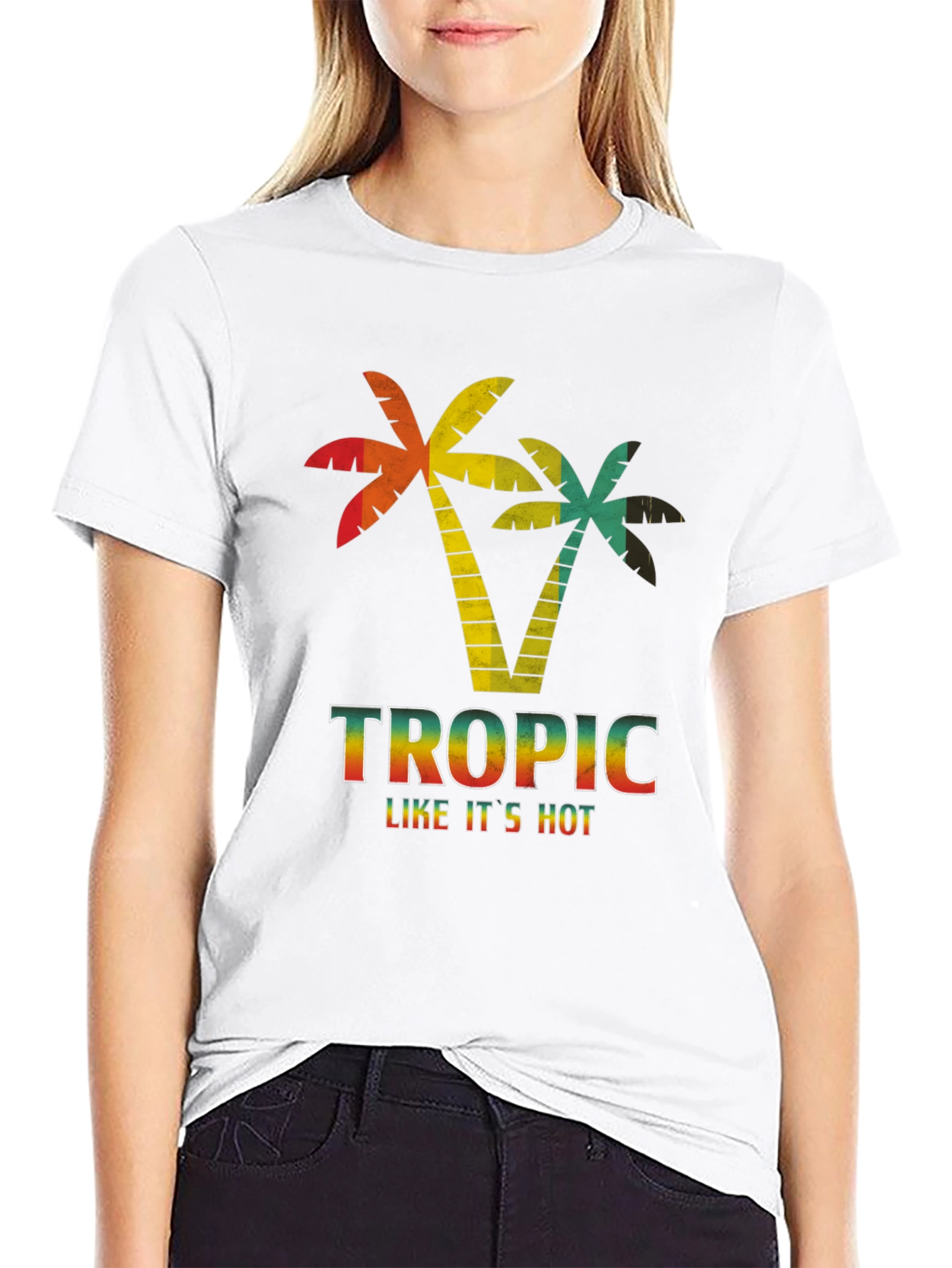 Tropical Palm Tree T-Shirt - Vacation Ready