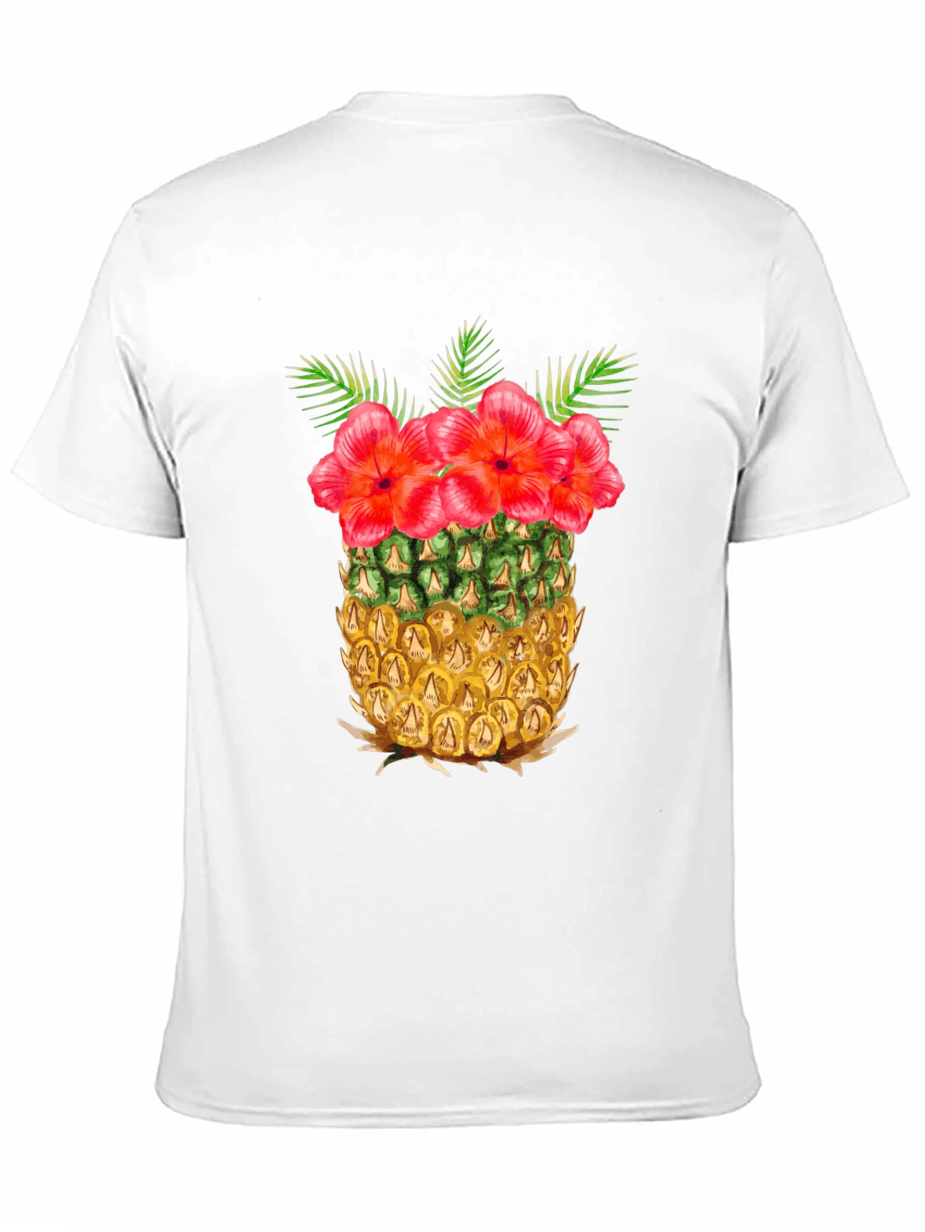 Tropical Pineapple Floral T-Shirt