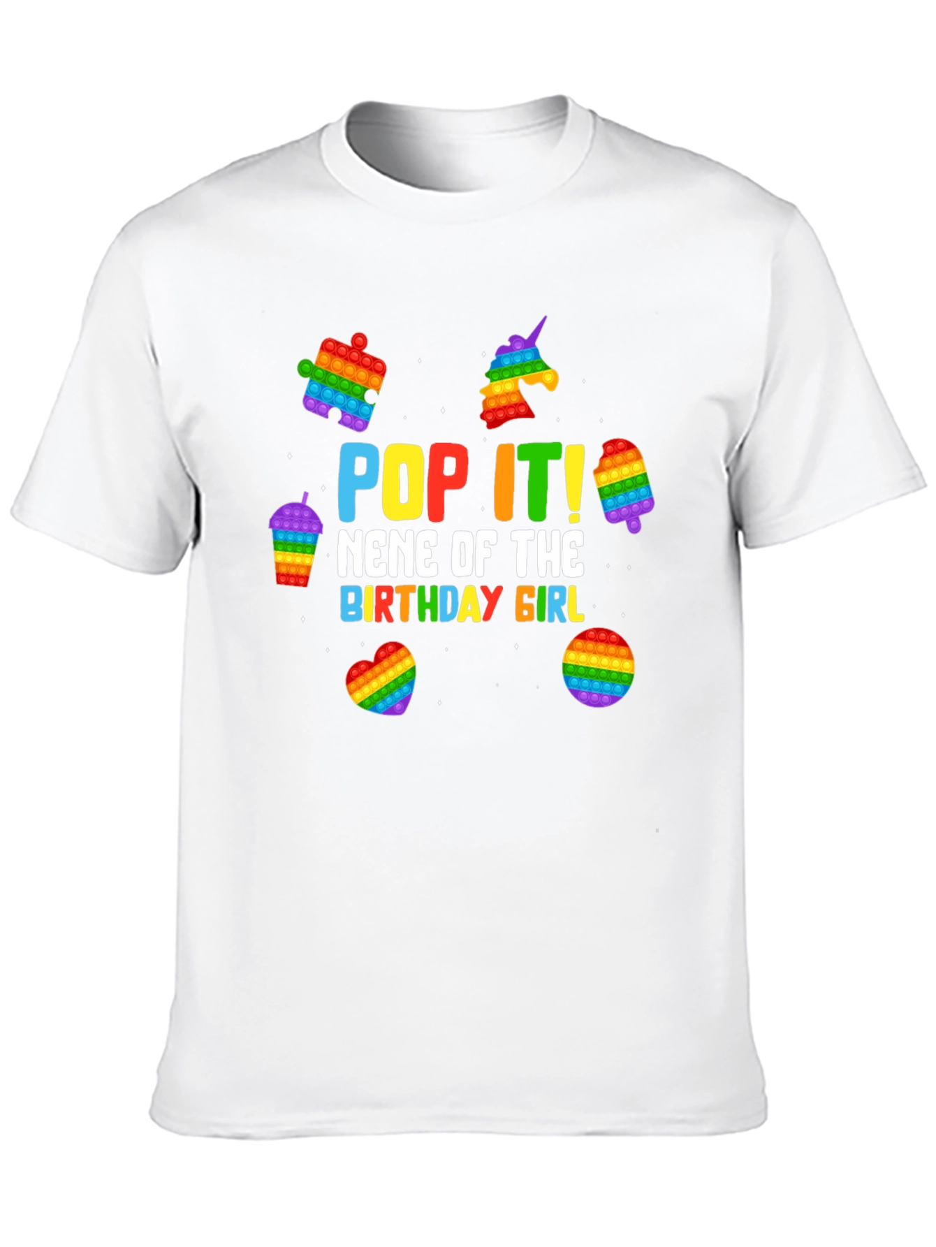 Pop It! Nene of the Birthday Girl Black T-Shirt