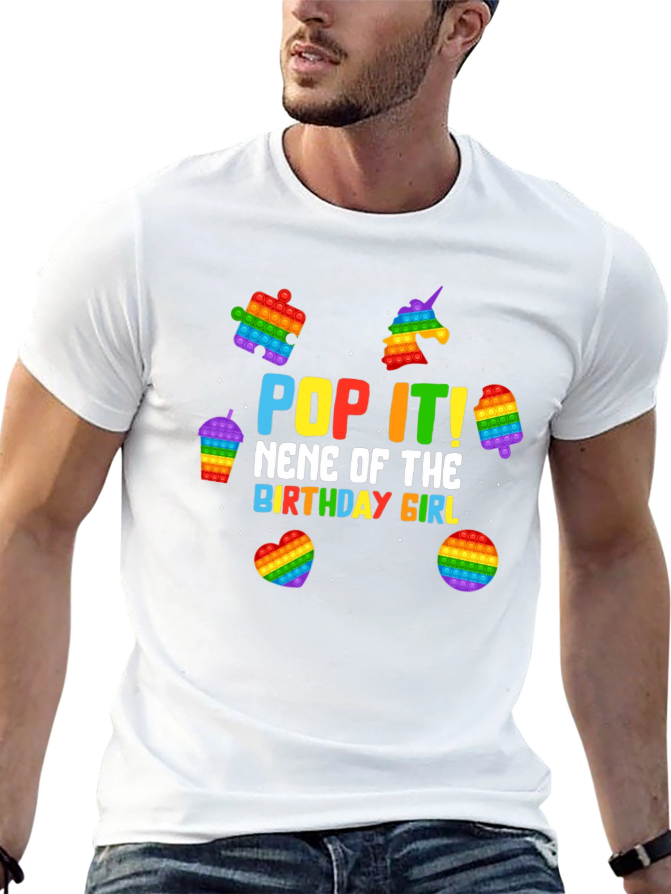 Pop It! Nene of the Birthday Girl Black T-Shirt