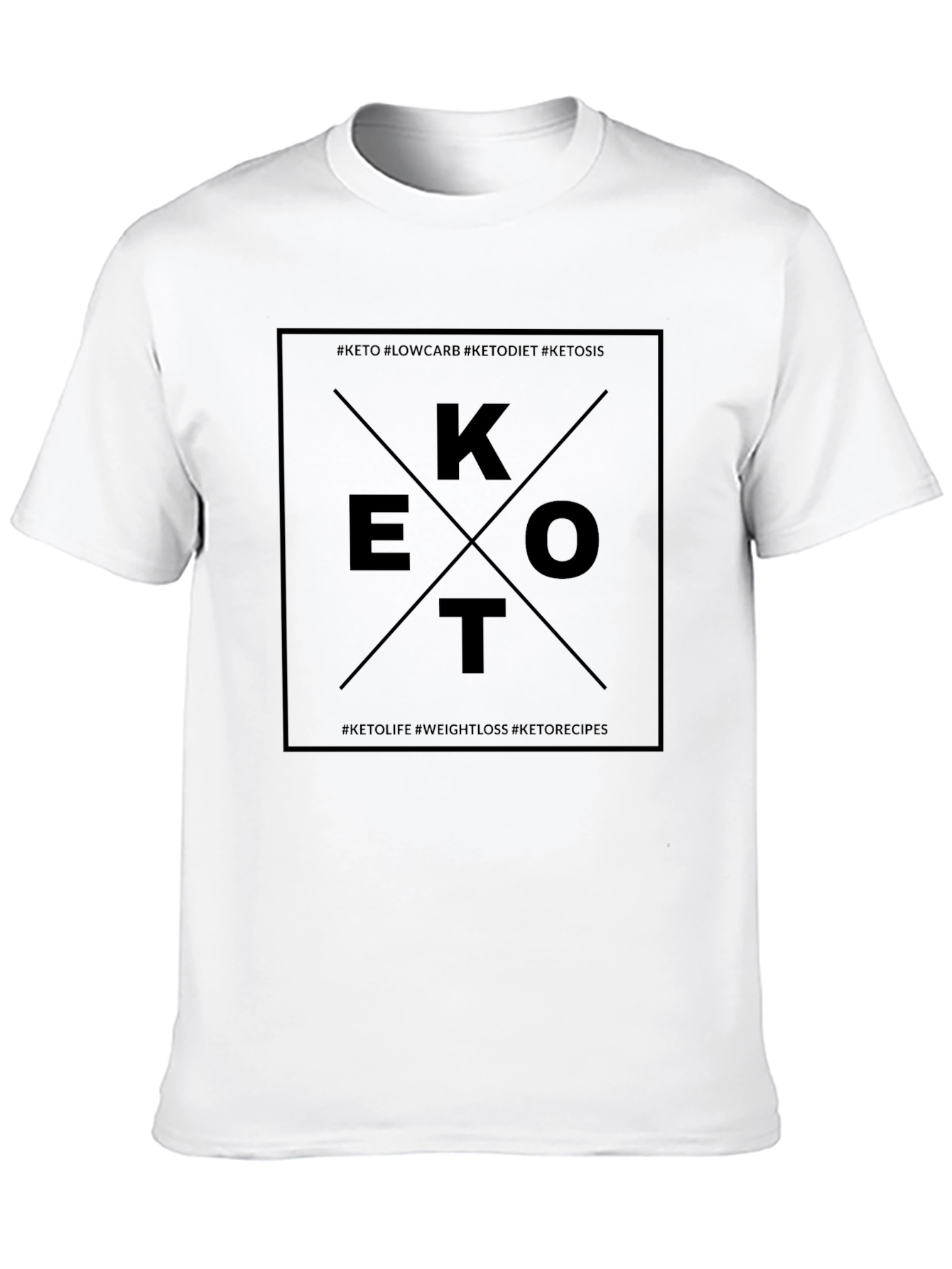 Keto Diet T-Shirt - Low Carb Ketogenic Lifestyle Tee
