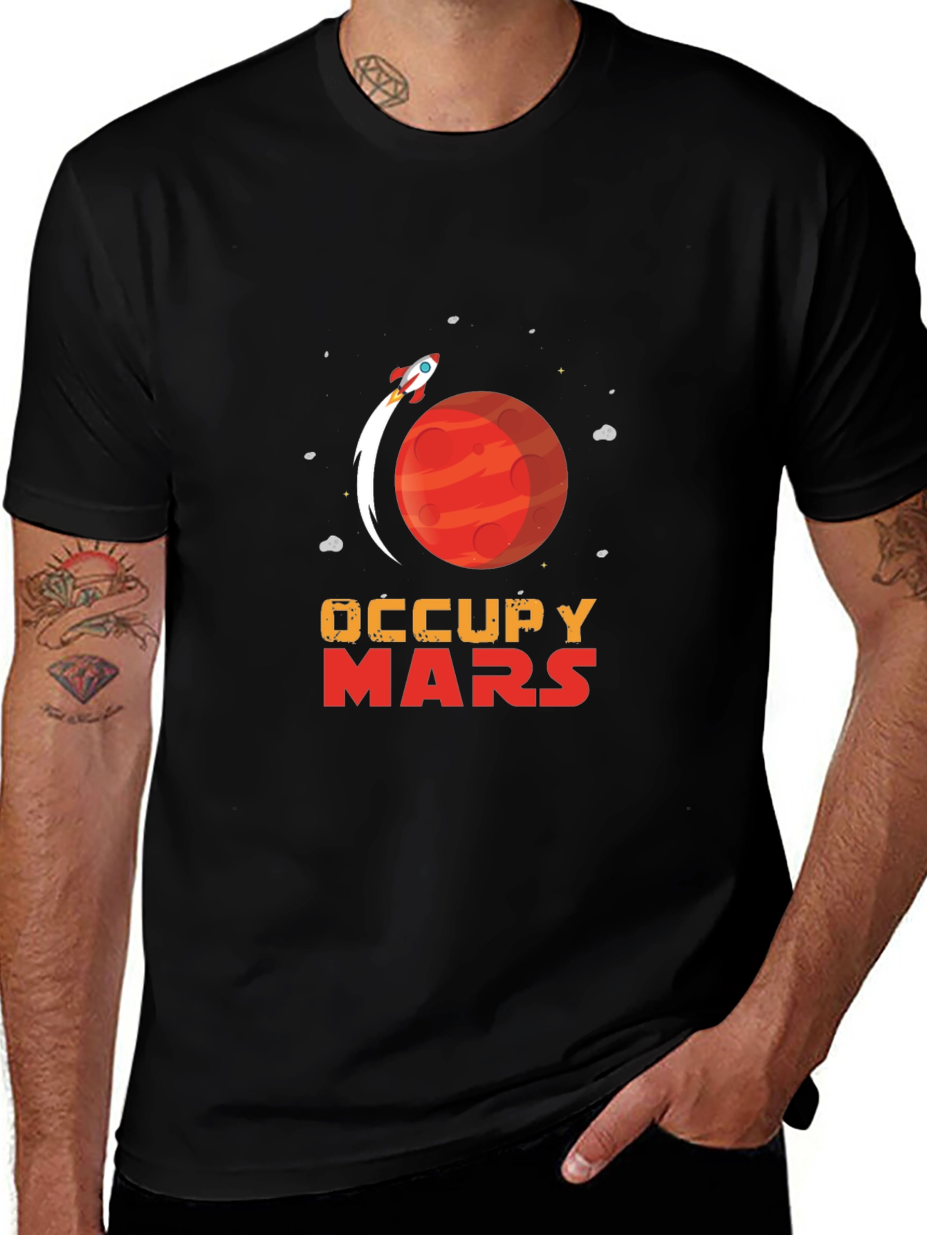 Occupy Mars Graphic T-Shirt