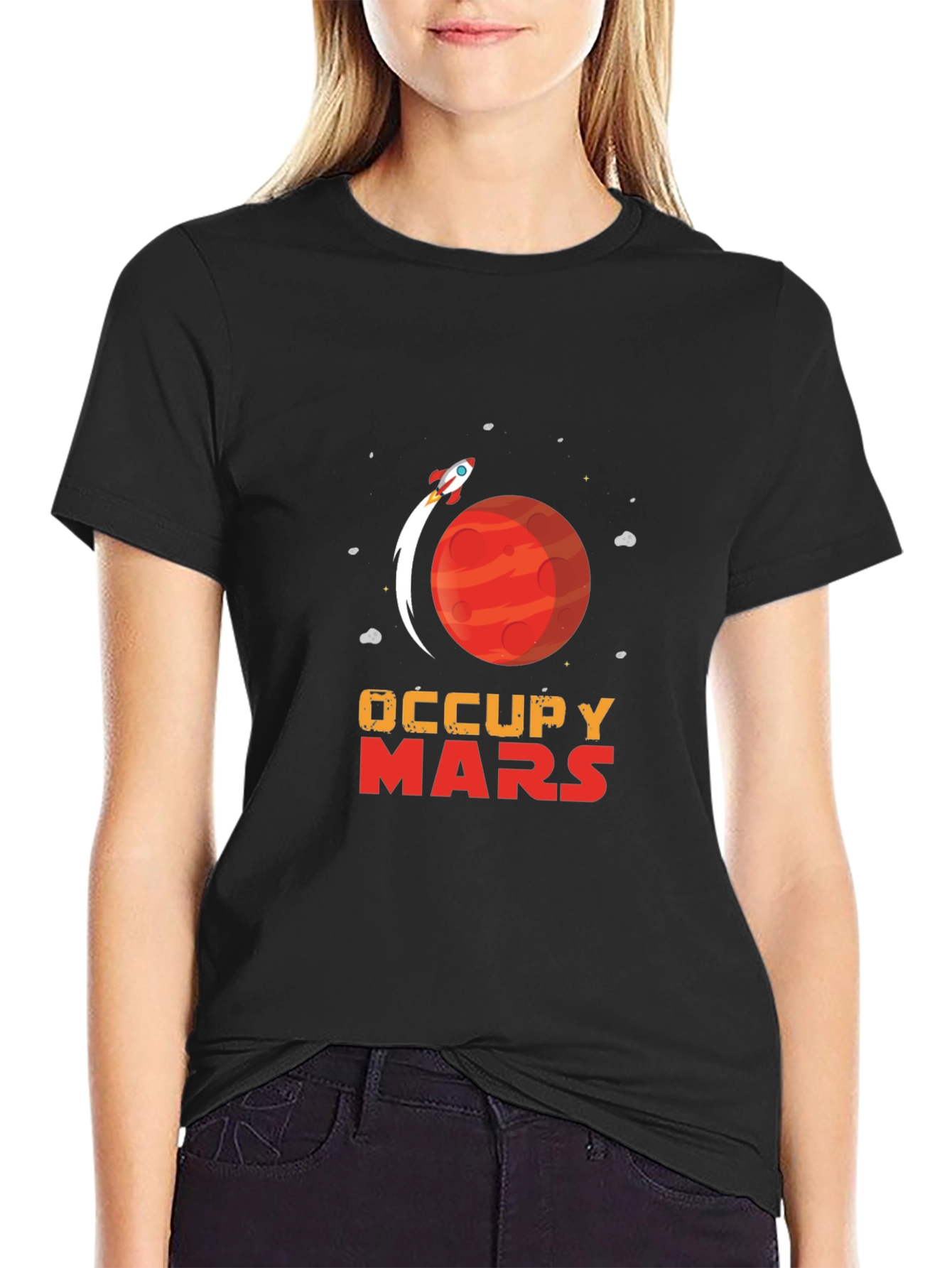 Occupy Mars Graphic T-Shirt