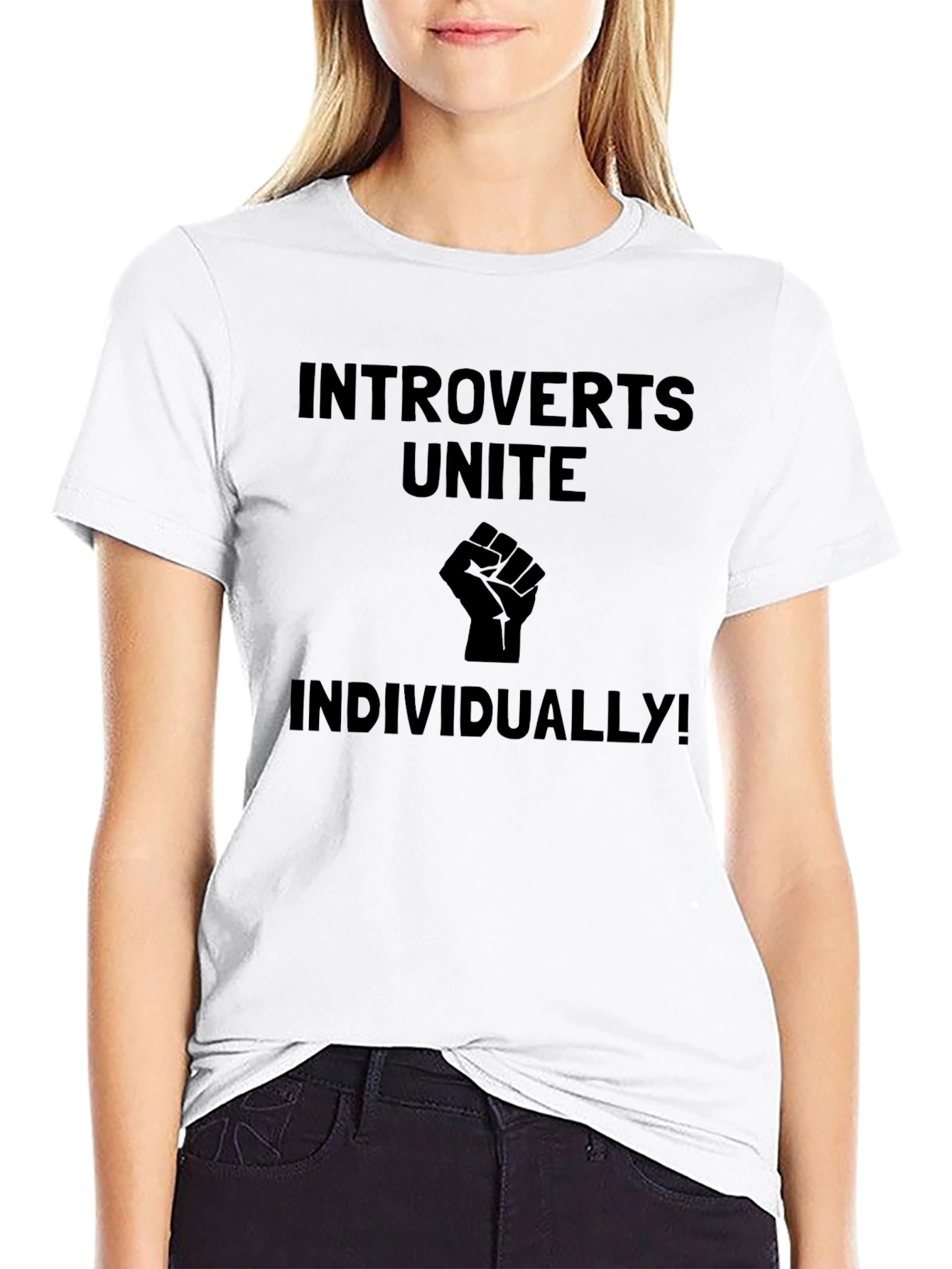 Introverts Unite T-Shirt - Black Humor Tee