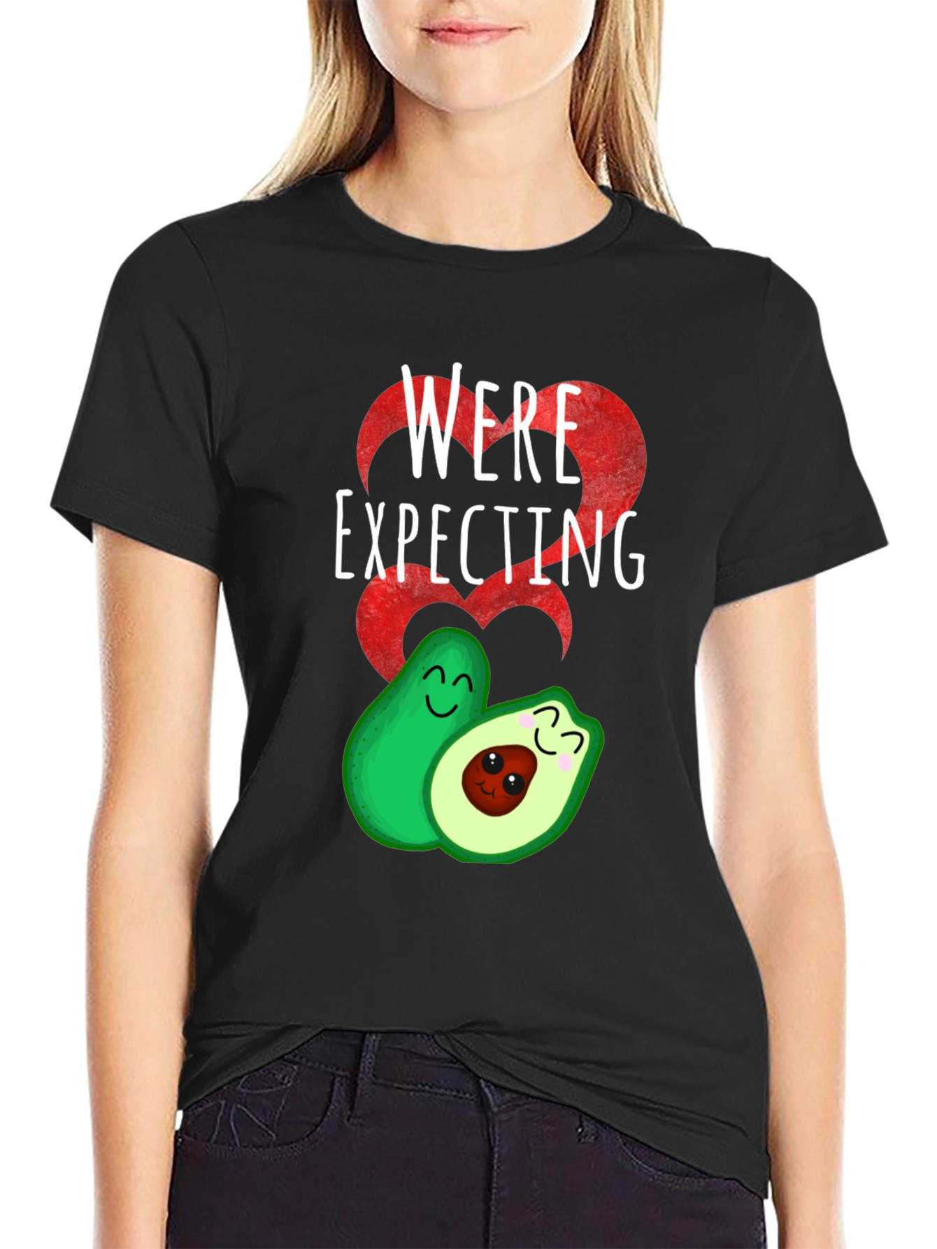 Funny Avocado Pregnancy Announcement T-Shirt
