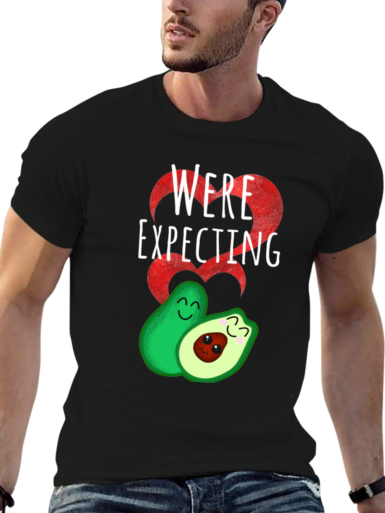 Funny Avocado Pregnancy Announcement T-Shirt