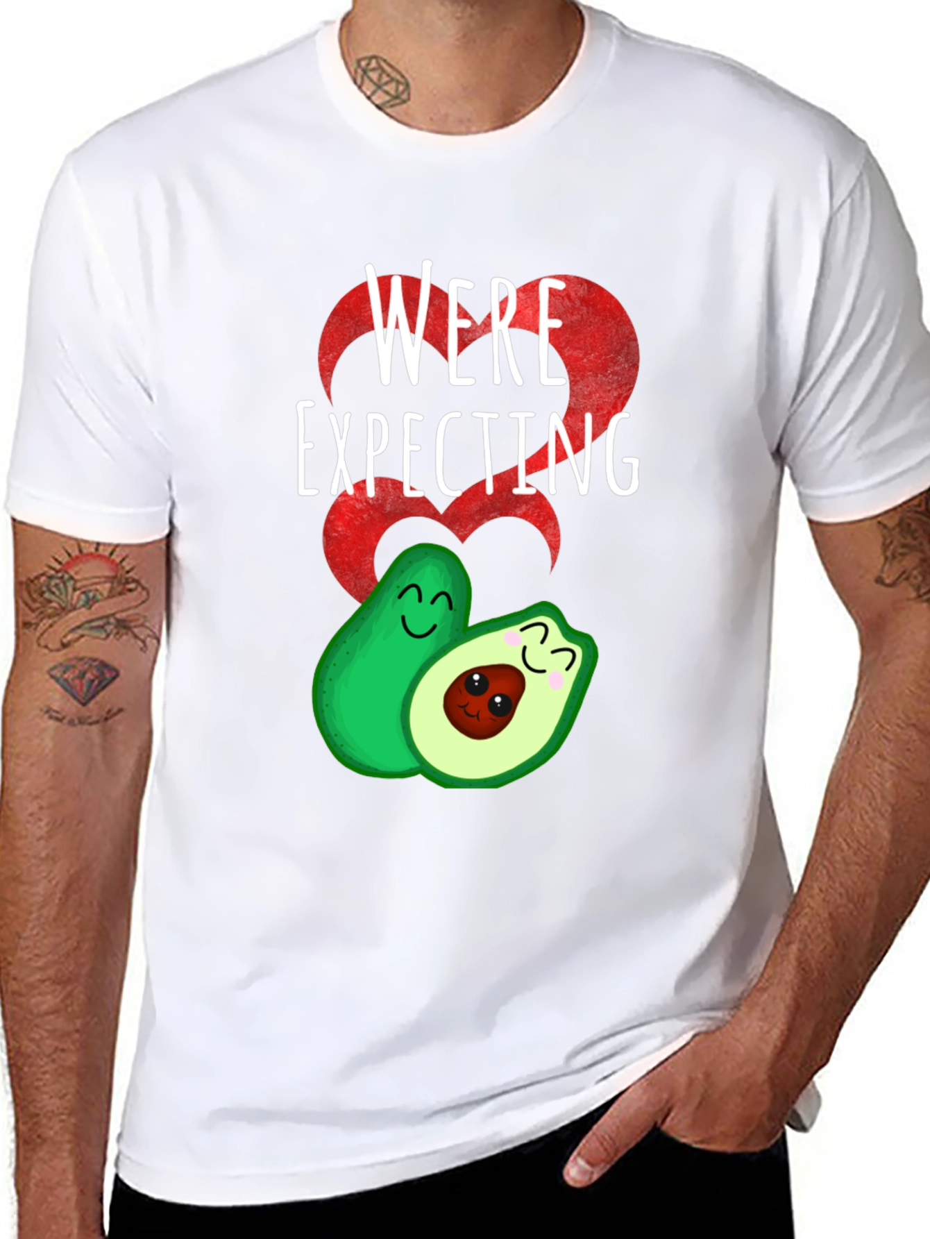 Funny Avocado Pregnancy Announcement T-Shirt