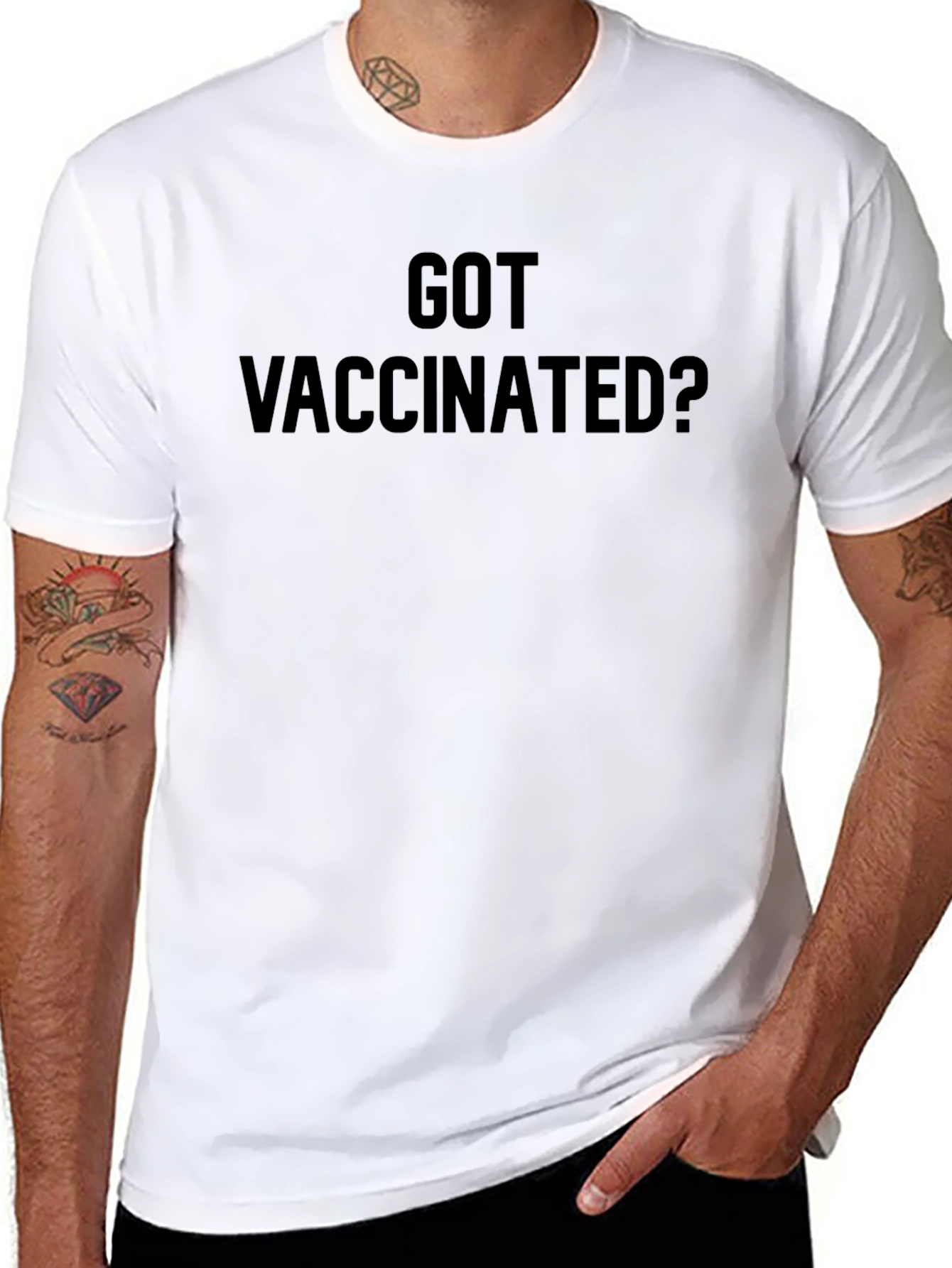 Got Vaccinated? Black T-Shirt