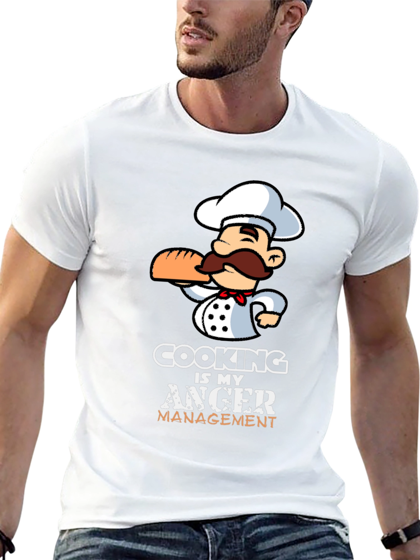 Cooking is My Anger Management Graphic T-Shirt