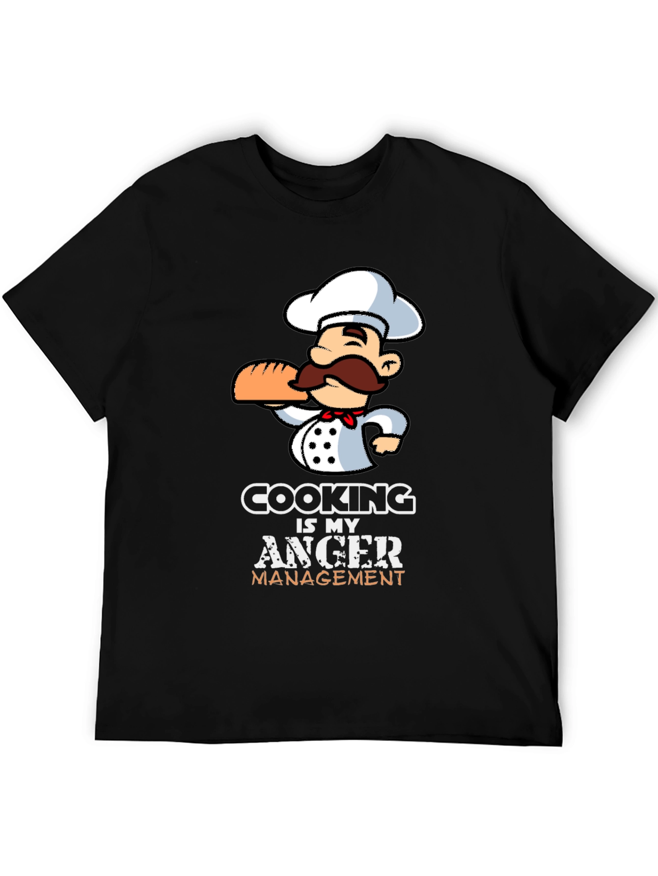Cooking is My Anger Management Graphic T-Shirt