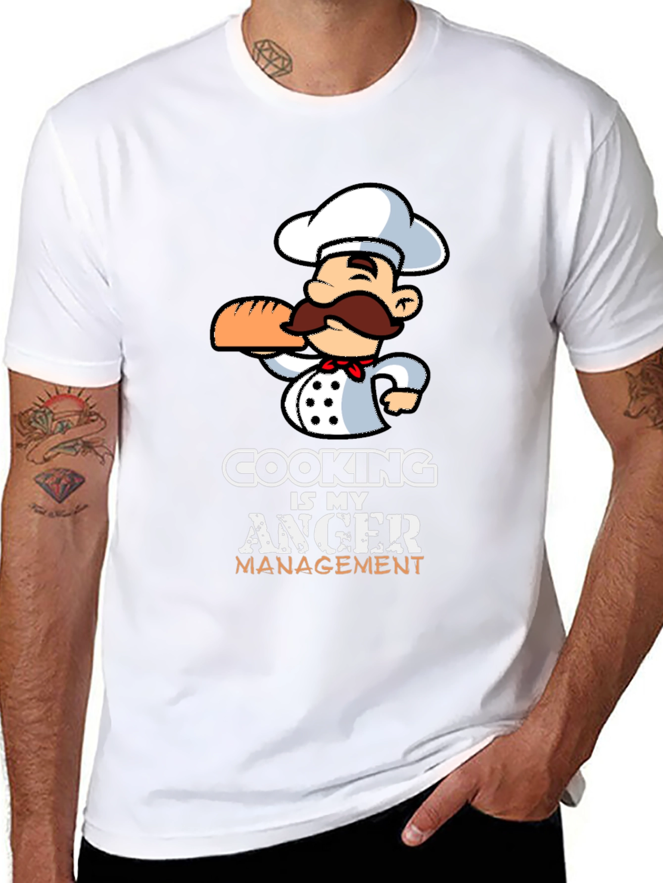 Cooking is My Anger Management Graphic T-Shirt