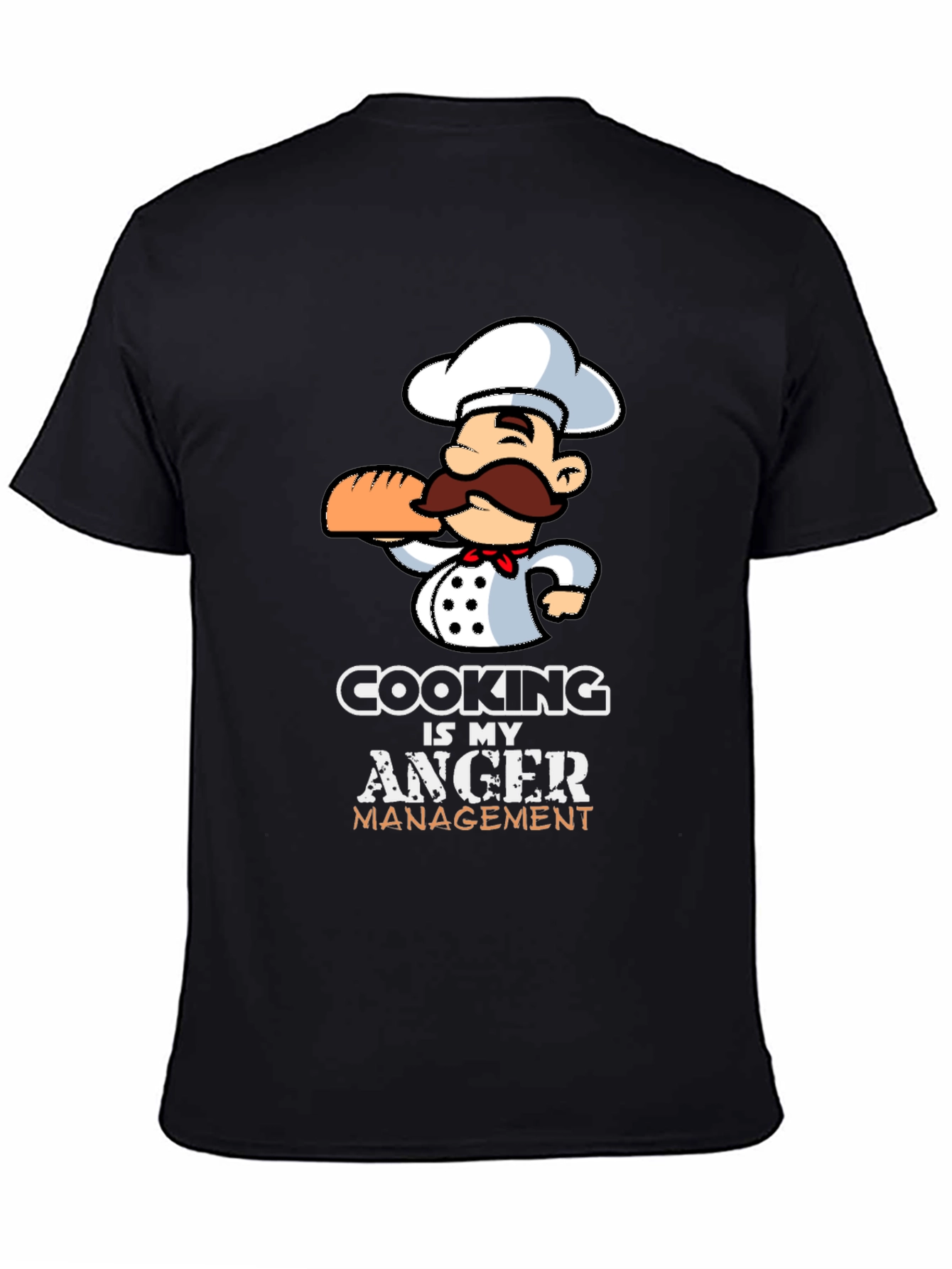 Cooking is My Anger Management Graphic T-Shirt