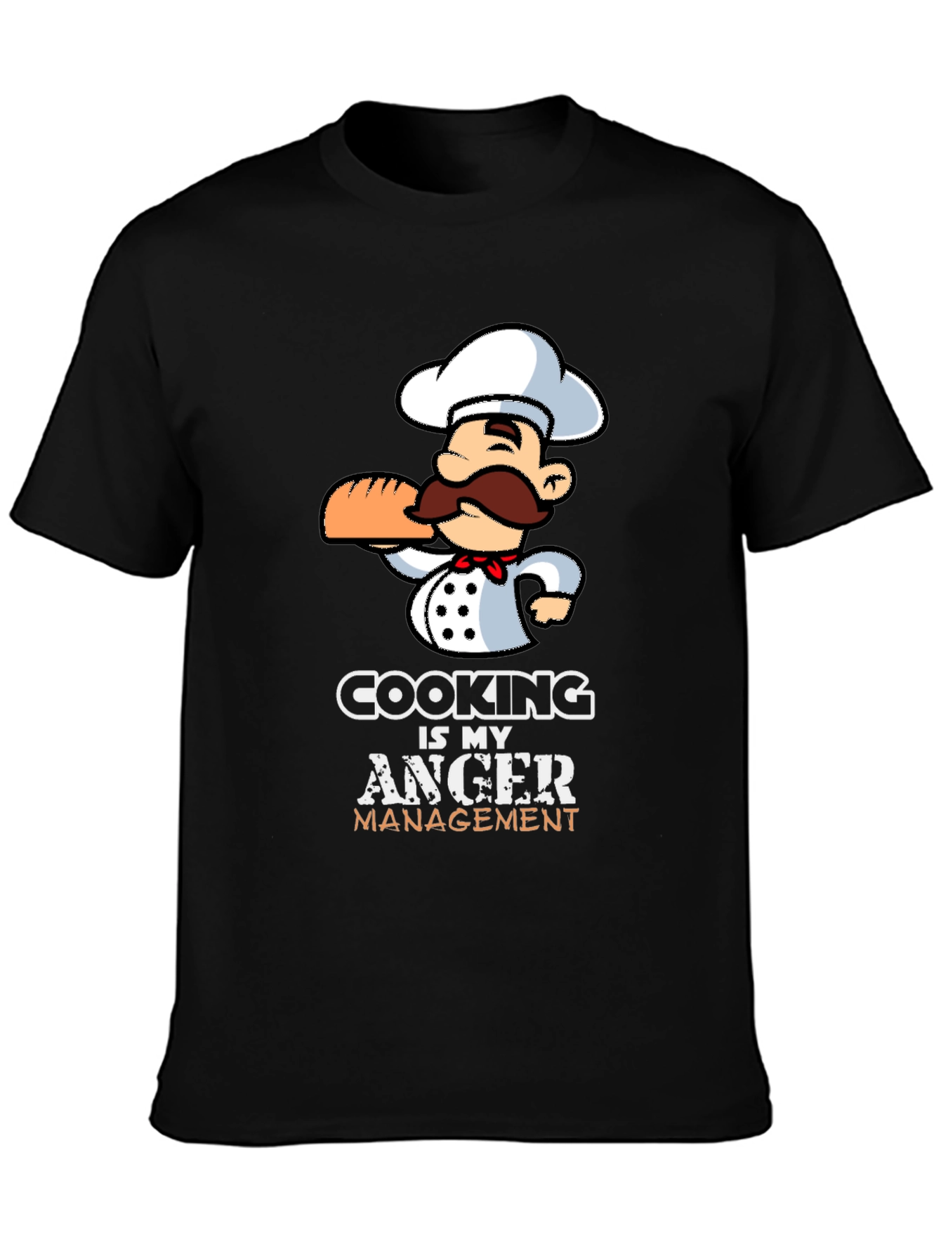 Cooking is My Anger Management Graphic T-Shirt