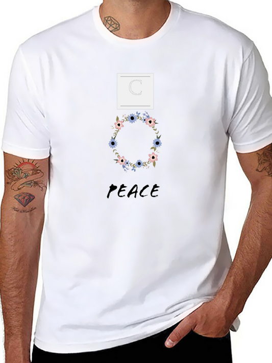 Peace Floral Graphic Tee