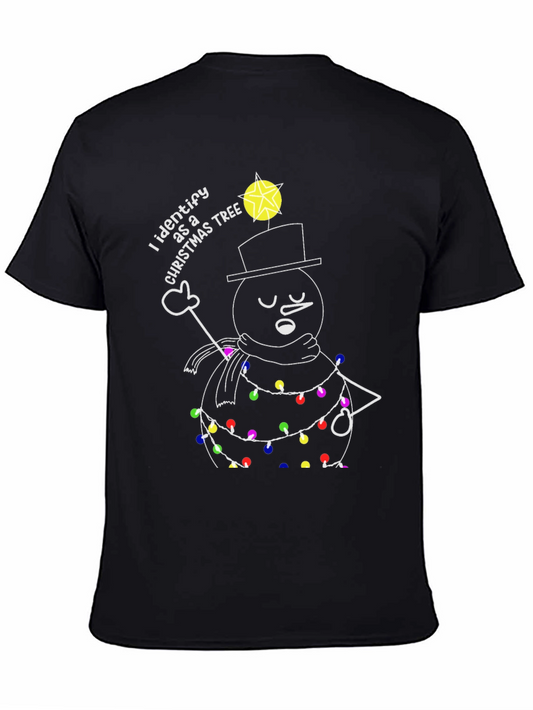 I Identify as Christmas Tree T-Shirt - Holiday Humor