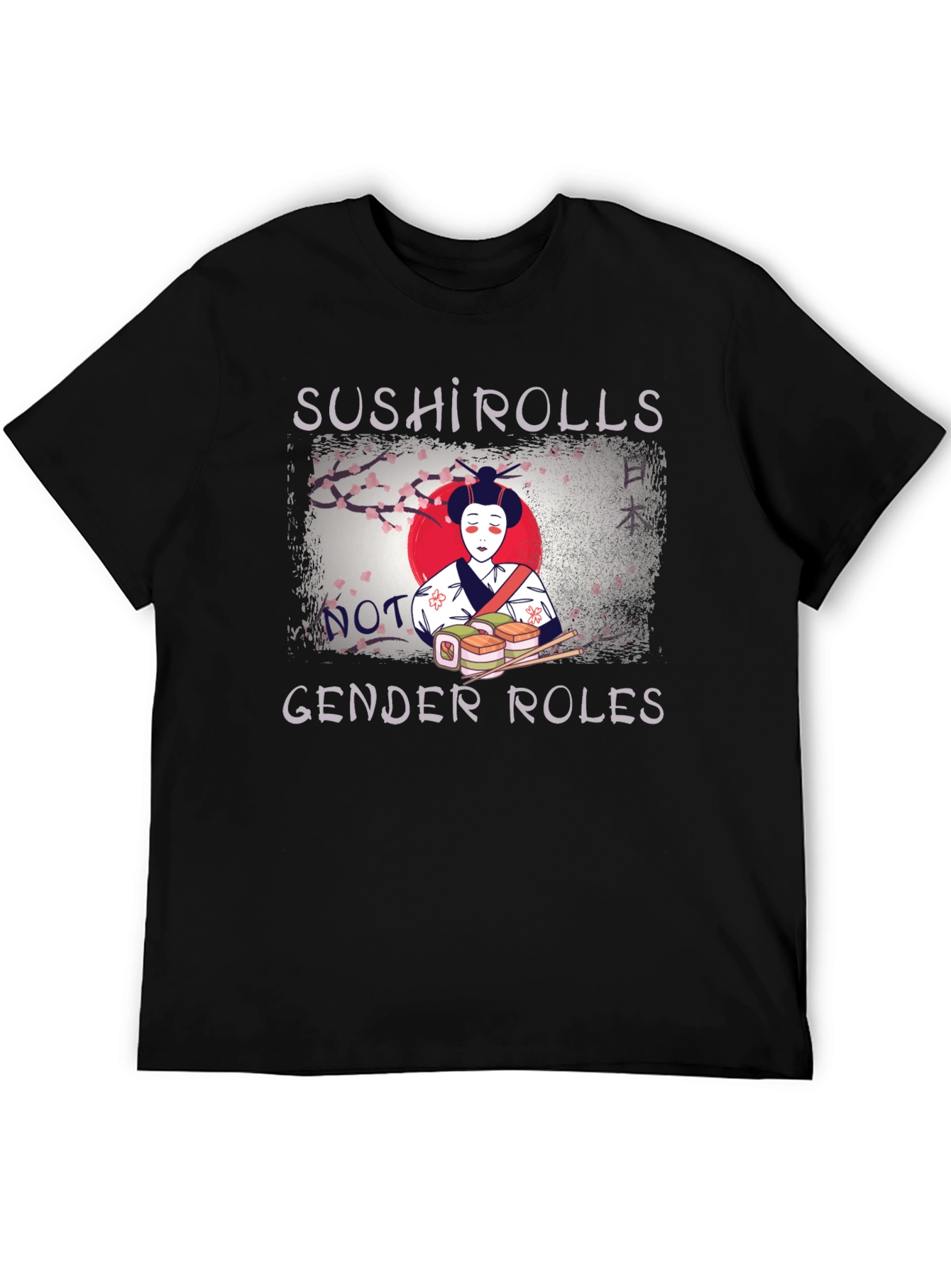 Sushi Rolls Not Gender Roles T-Shirt