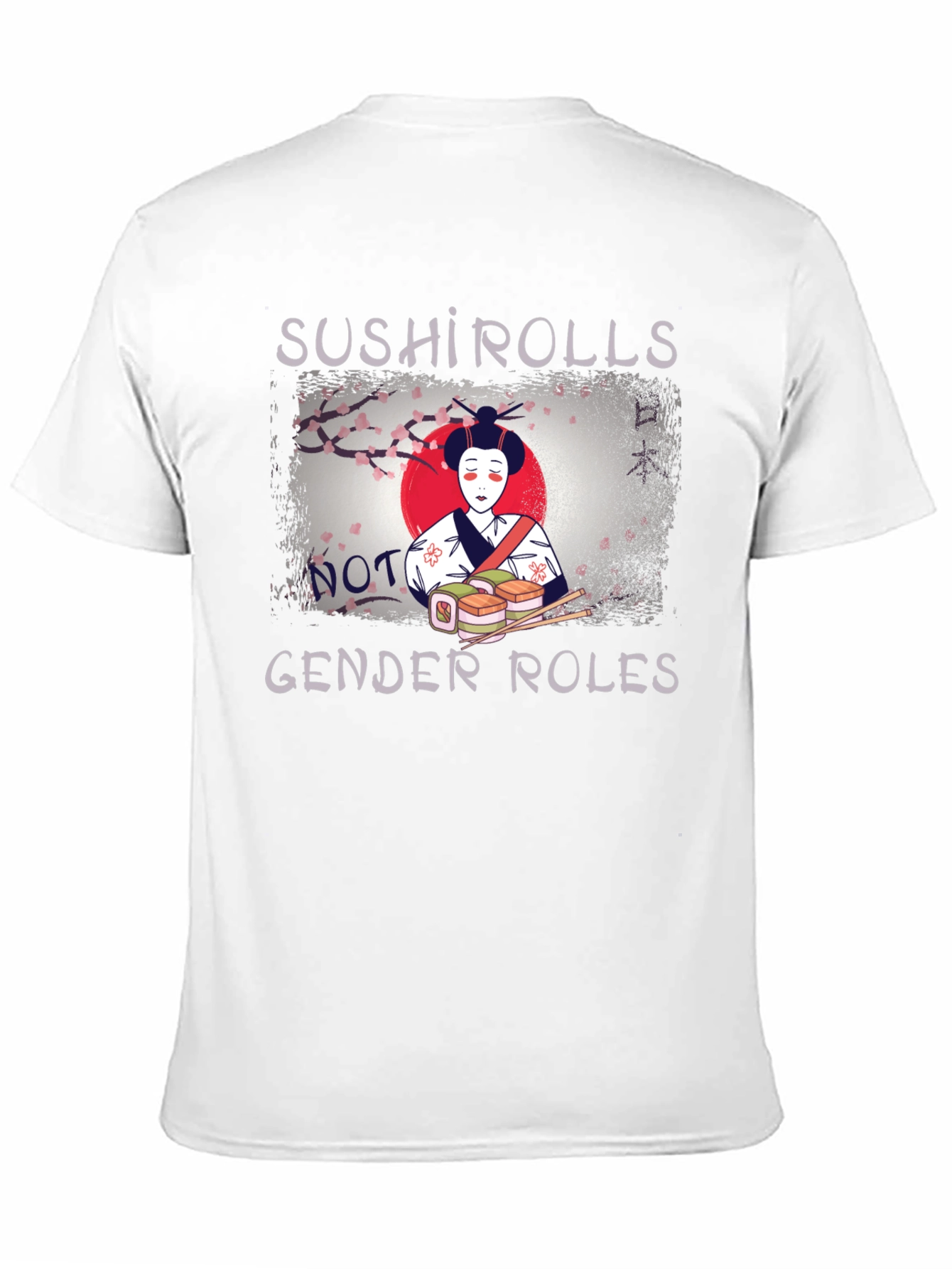 Sushi Rolls Not Gender Roles T-Shirt