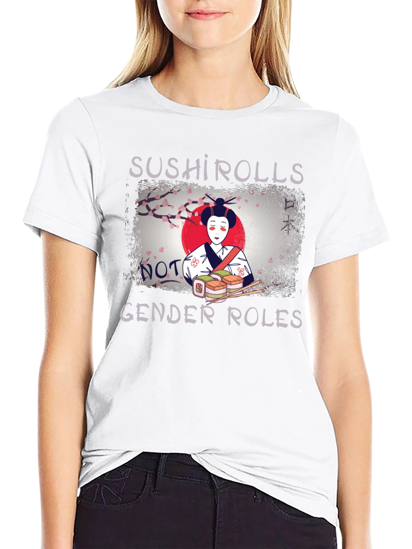 Sushi Rolls Not Gender Roles T-Shirt