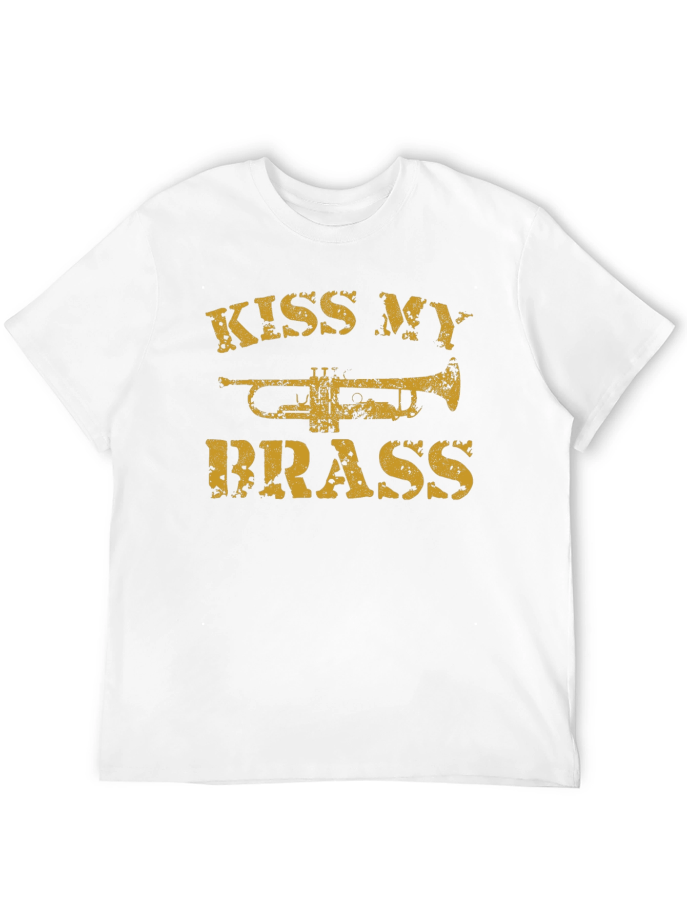 Kiss My Brass T-Shirt - Trumpet Musician Tee