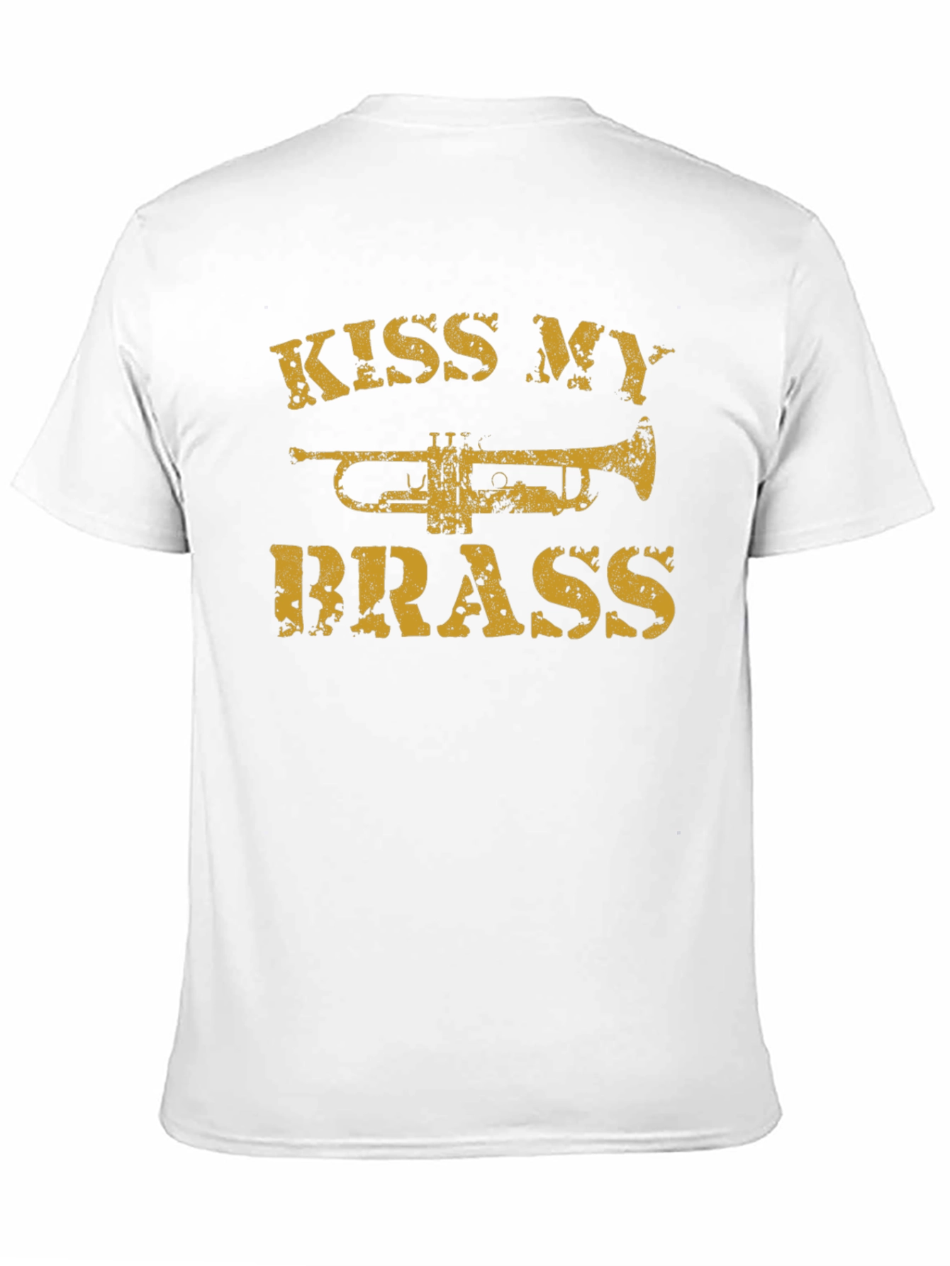 Kiss My Brass T-Shirt - Trumpet Musician Tee