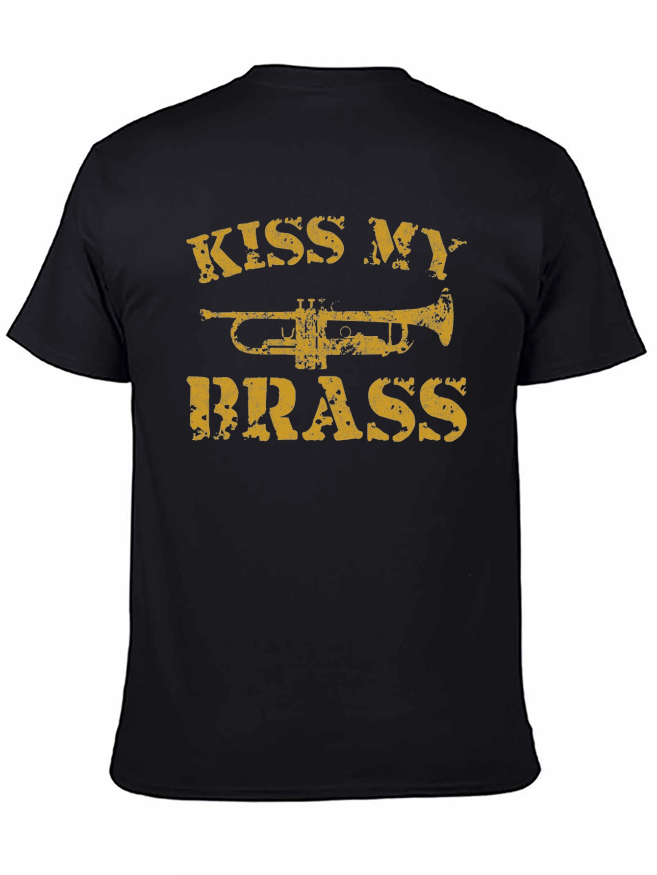 Kiss My Brass T-Shirt - Trumpet Musician Tee
