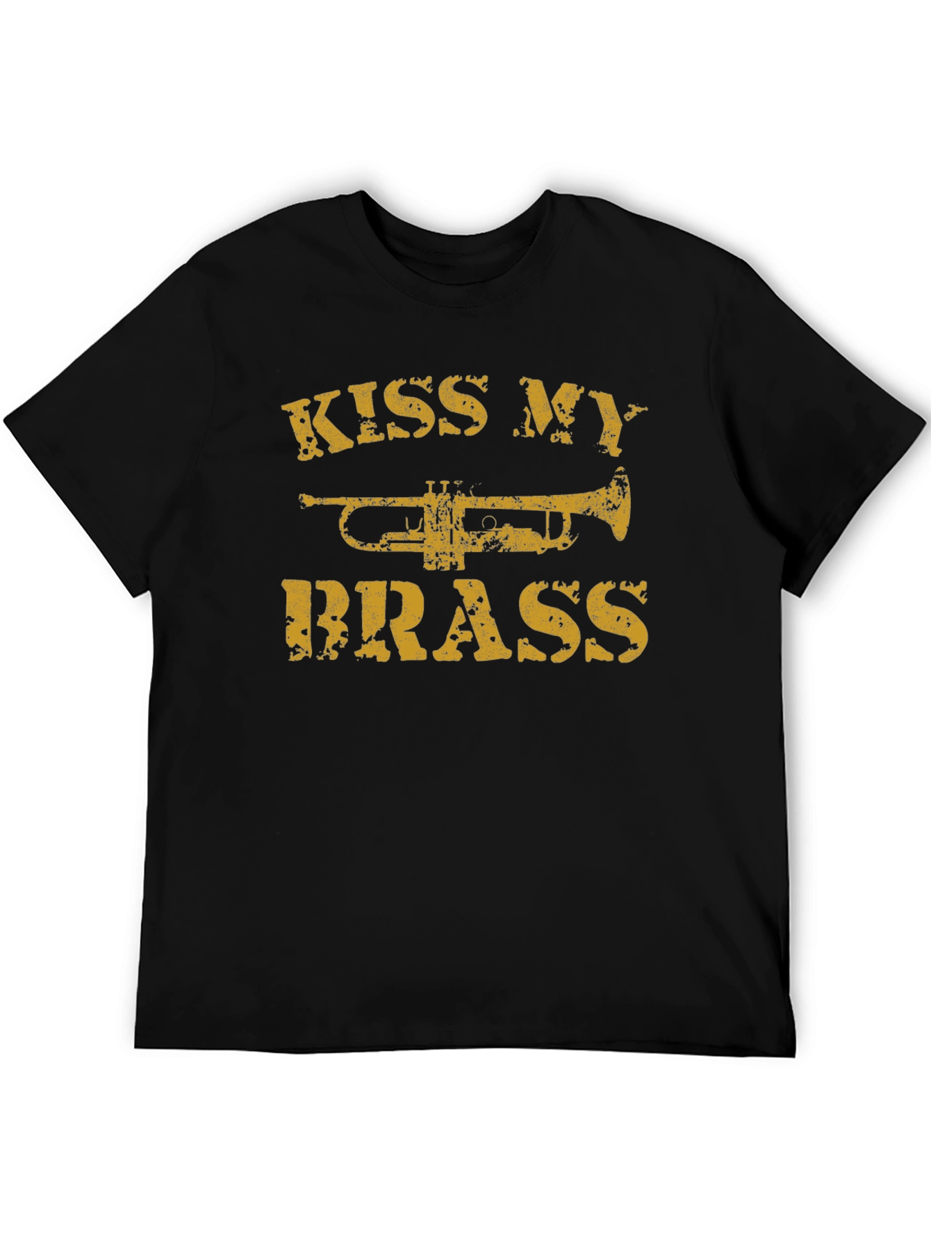 Kiss My Brass T-Shirt - Trumpet Musician Tee